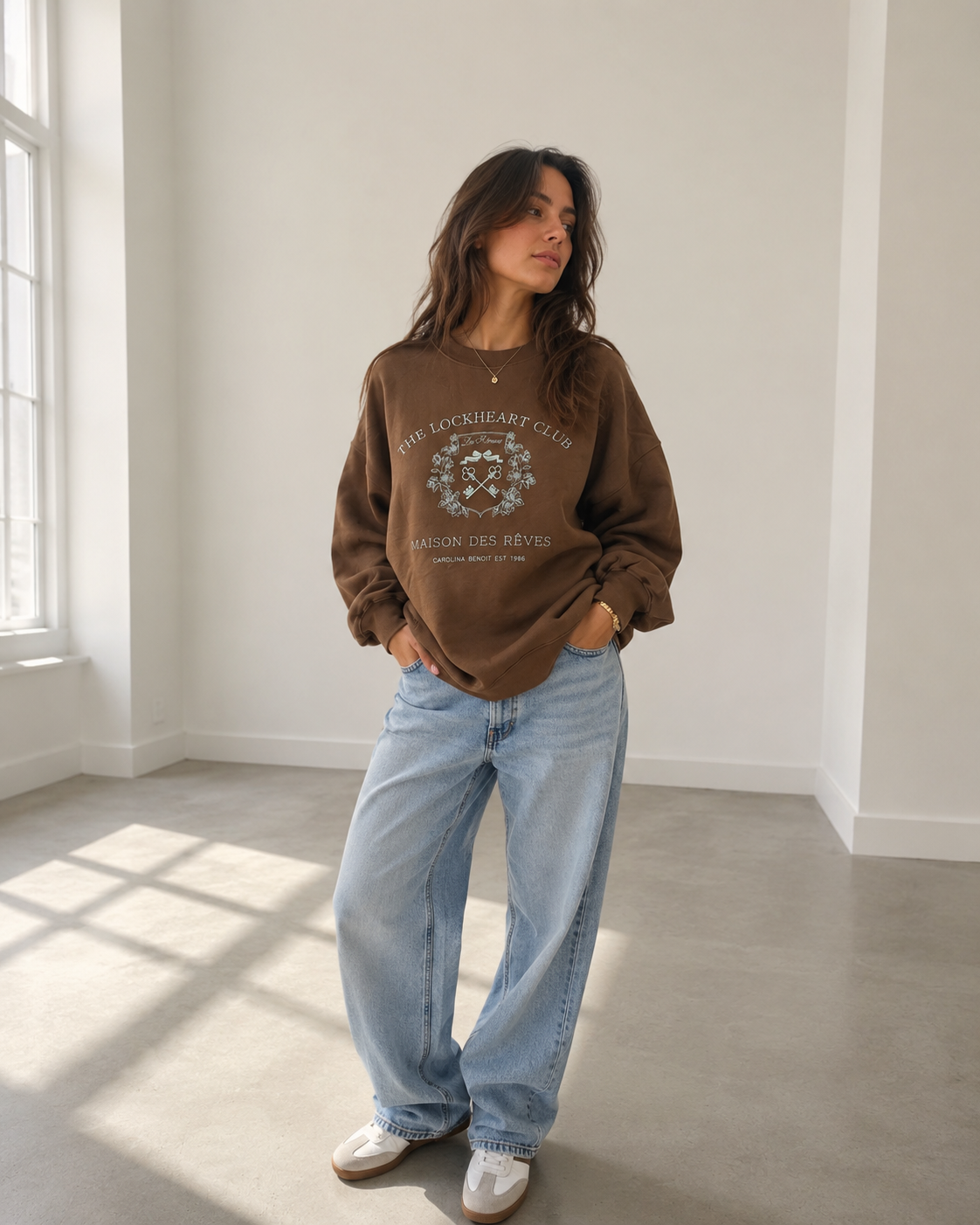 The Lockheart Sweater Club Brown