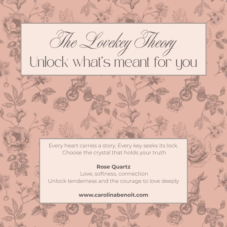 Lovekey Theory Necklace Pink Quartz