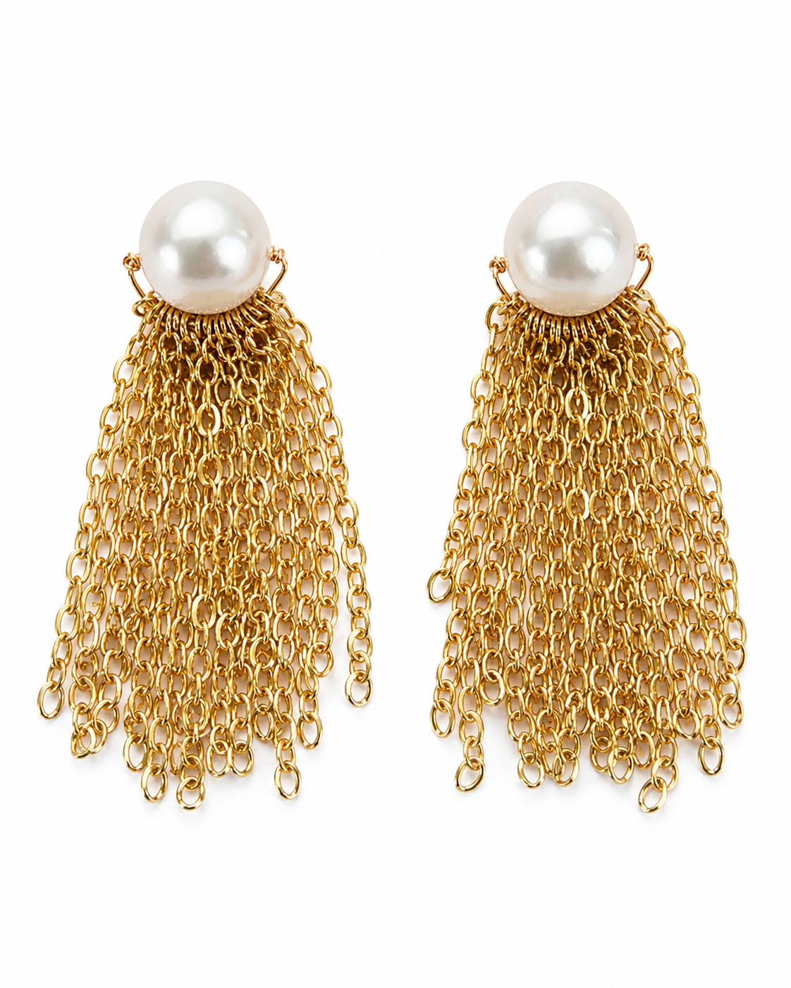 La Frange Chain Drop Earrings