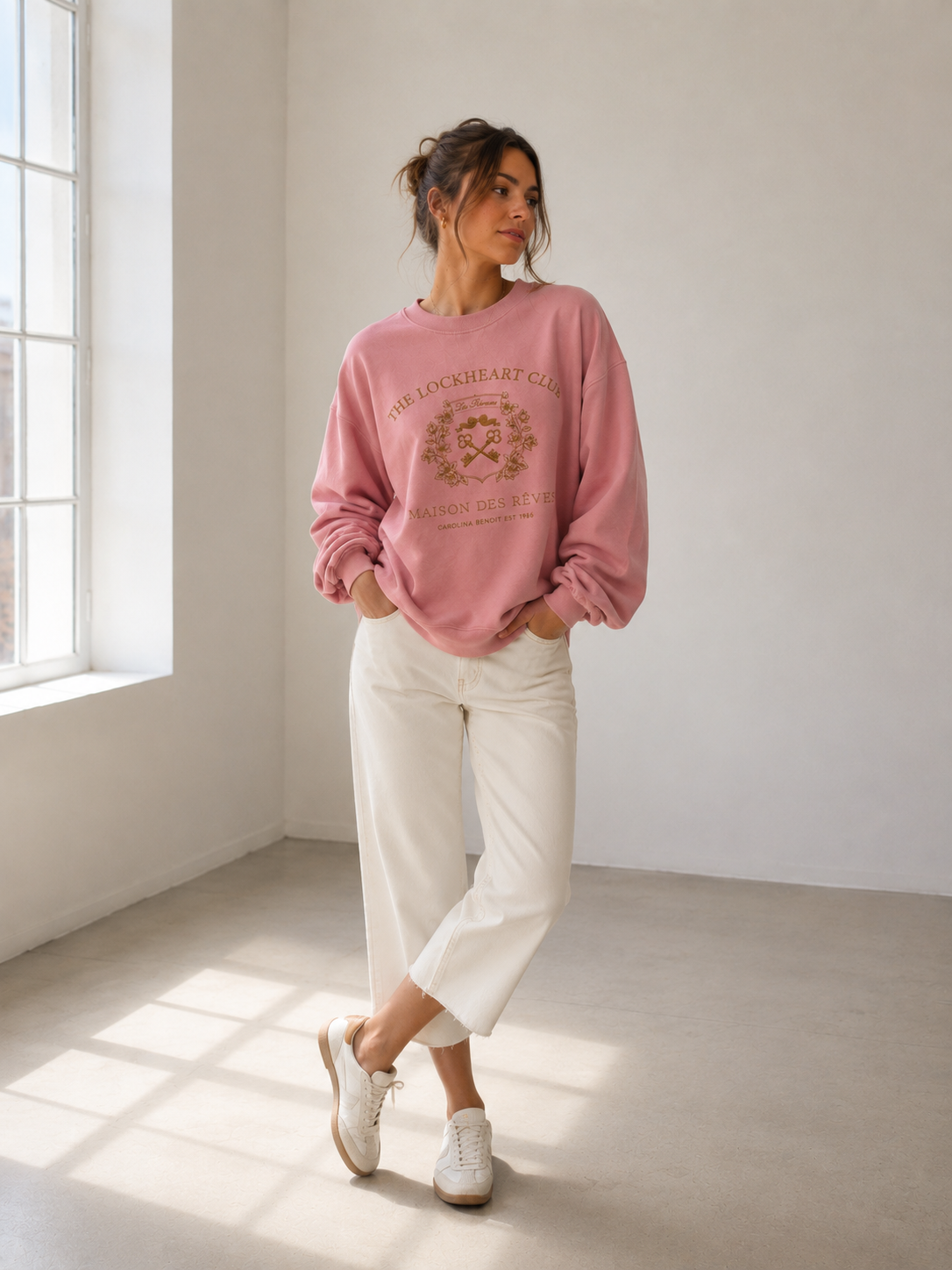 The Lockheart Sweater Club Pink