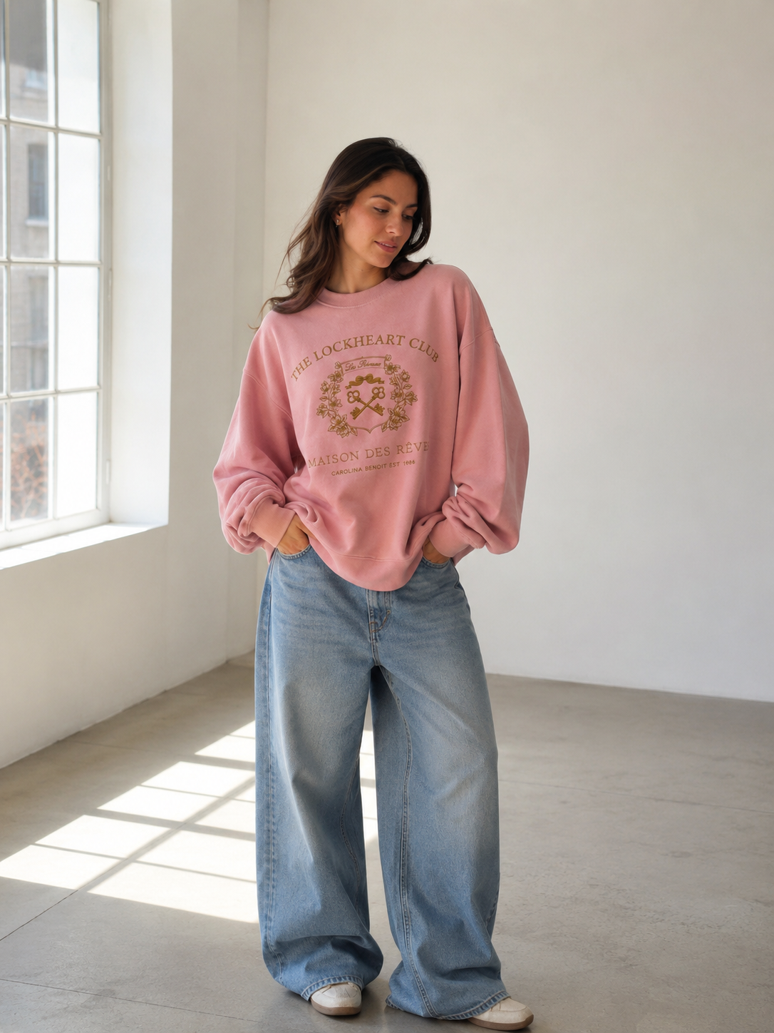 The Lockheart Sweater Club Pink