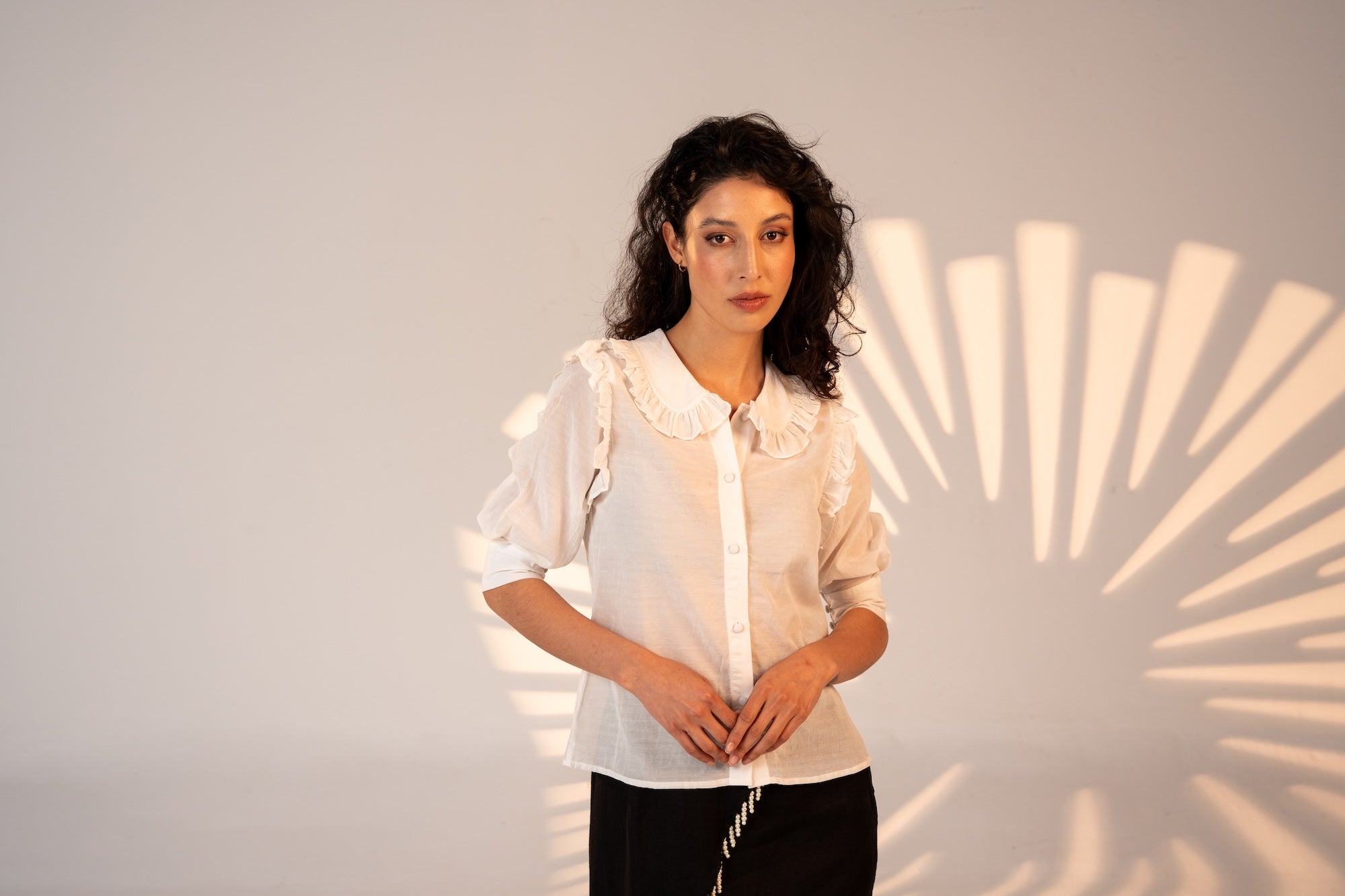 Fillou Peter Pan Collar Top