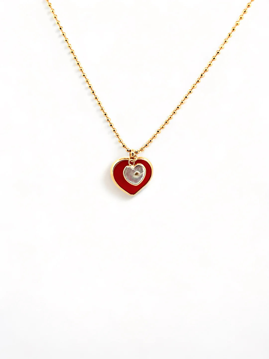 Mommy And Me Heart Necklace