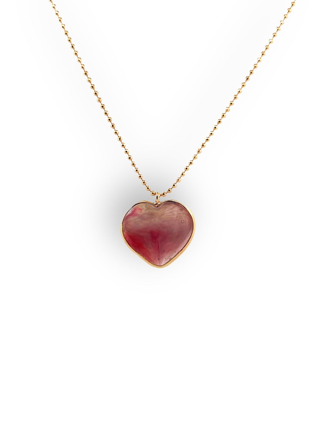 Signed In Strawberry Jam Heart Necklace