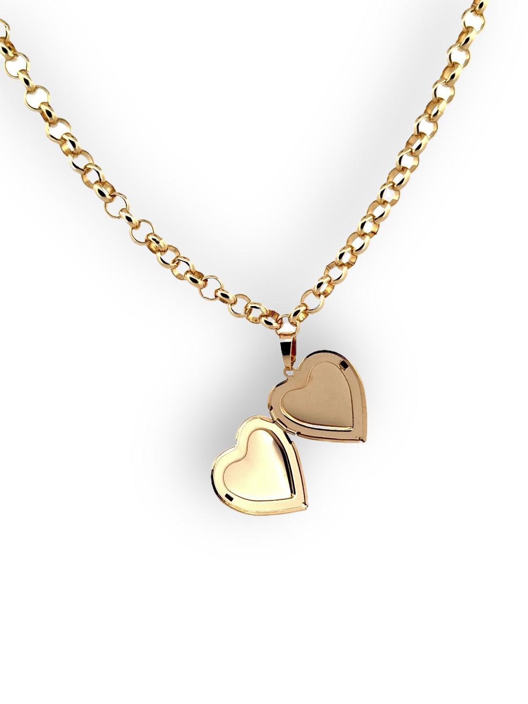 Heart Photo Locket Necklace