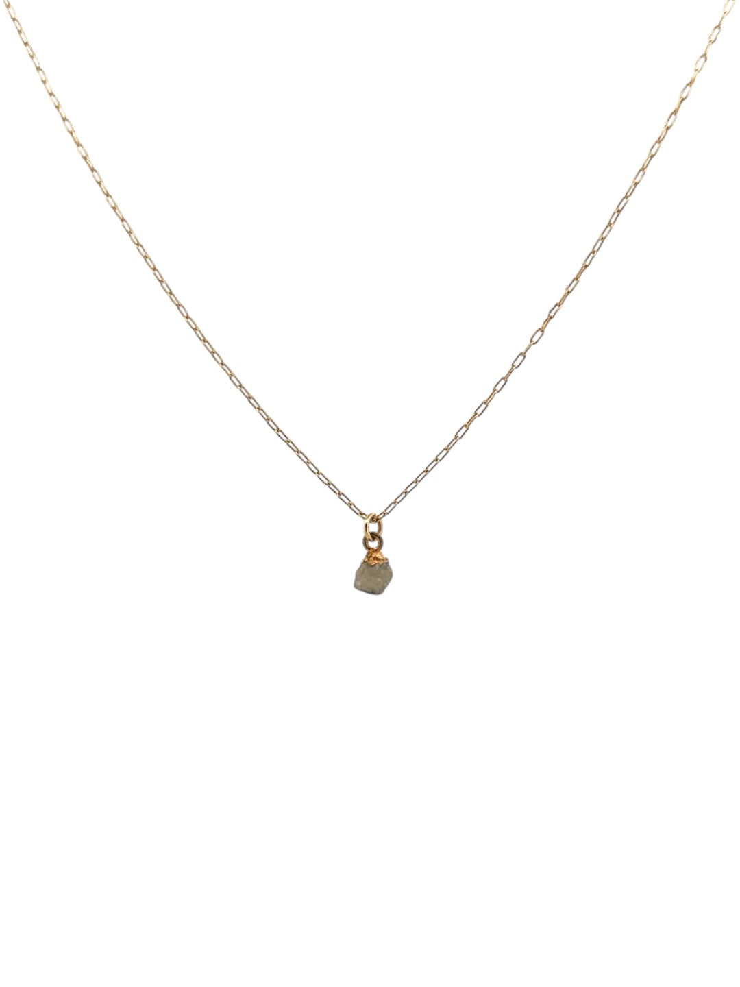 Mini Crystal Irregular Charm Necklace