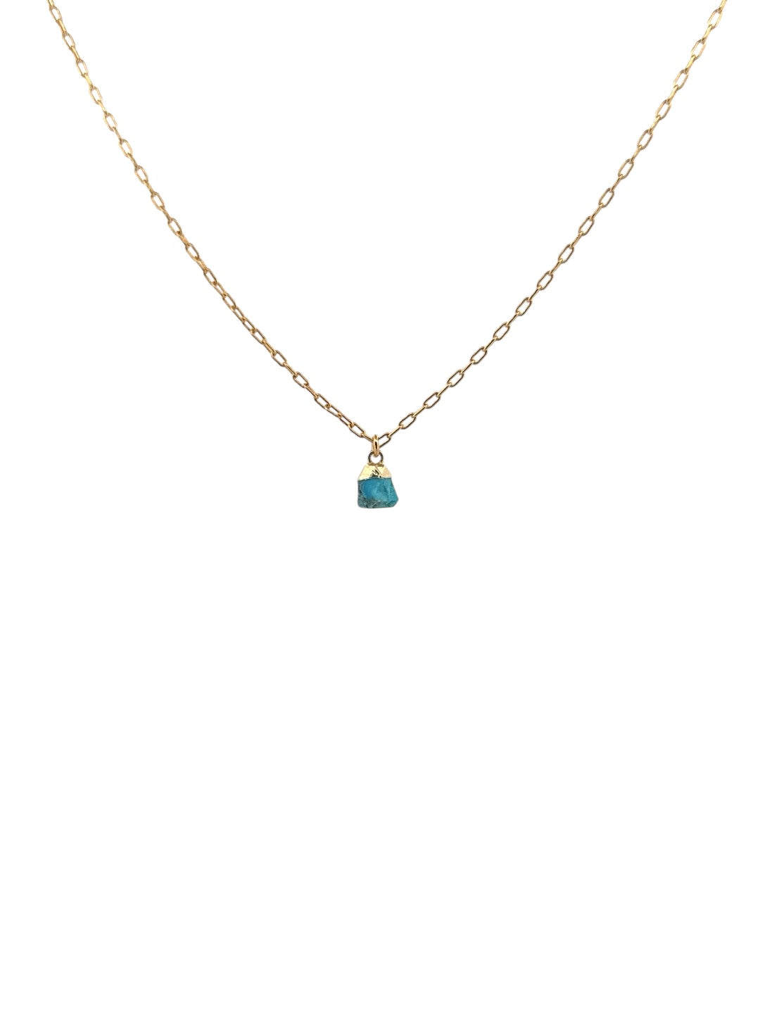 Mini Crystal Irregular Charm Necklace