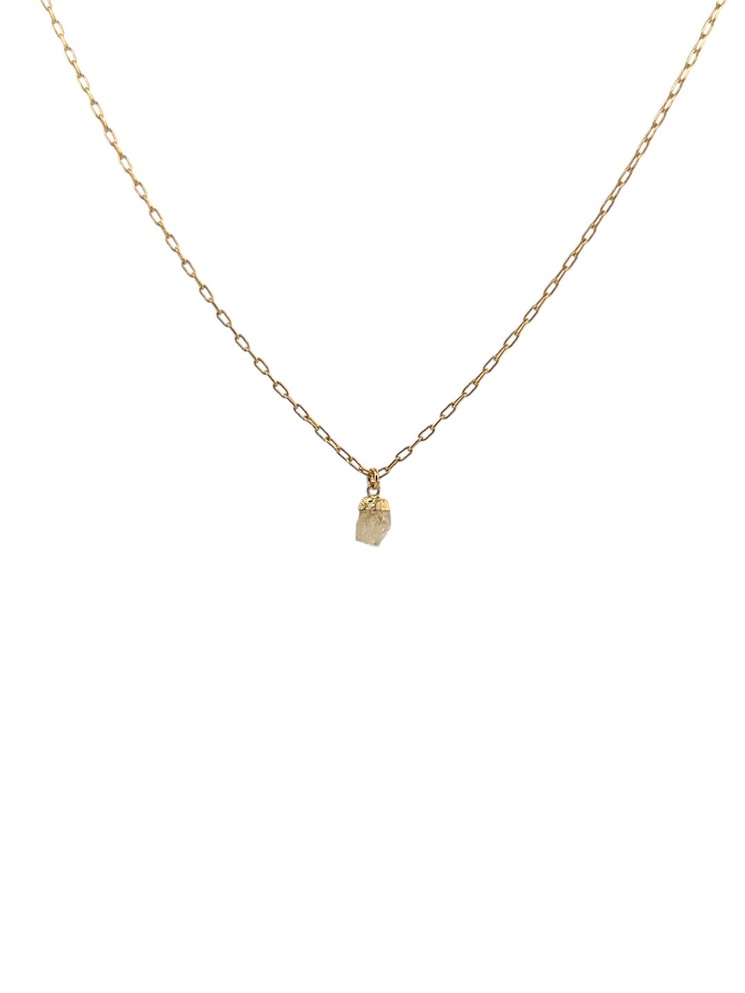 Mini Crystal Irregular Charm Necklace