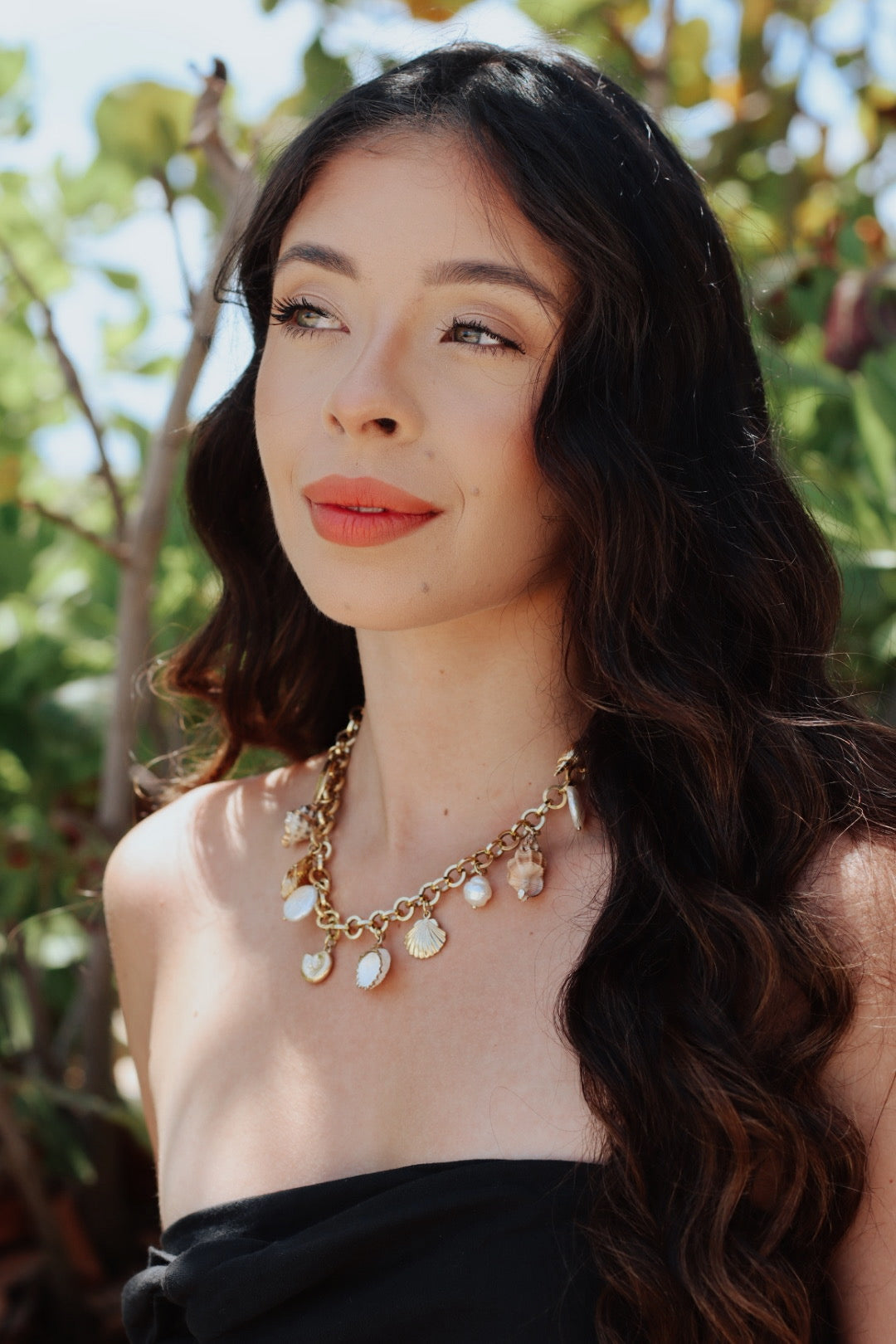 Kailua Seashells And Pearls Necklace