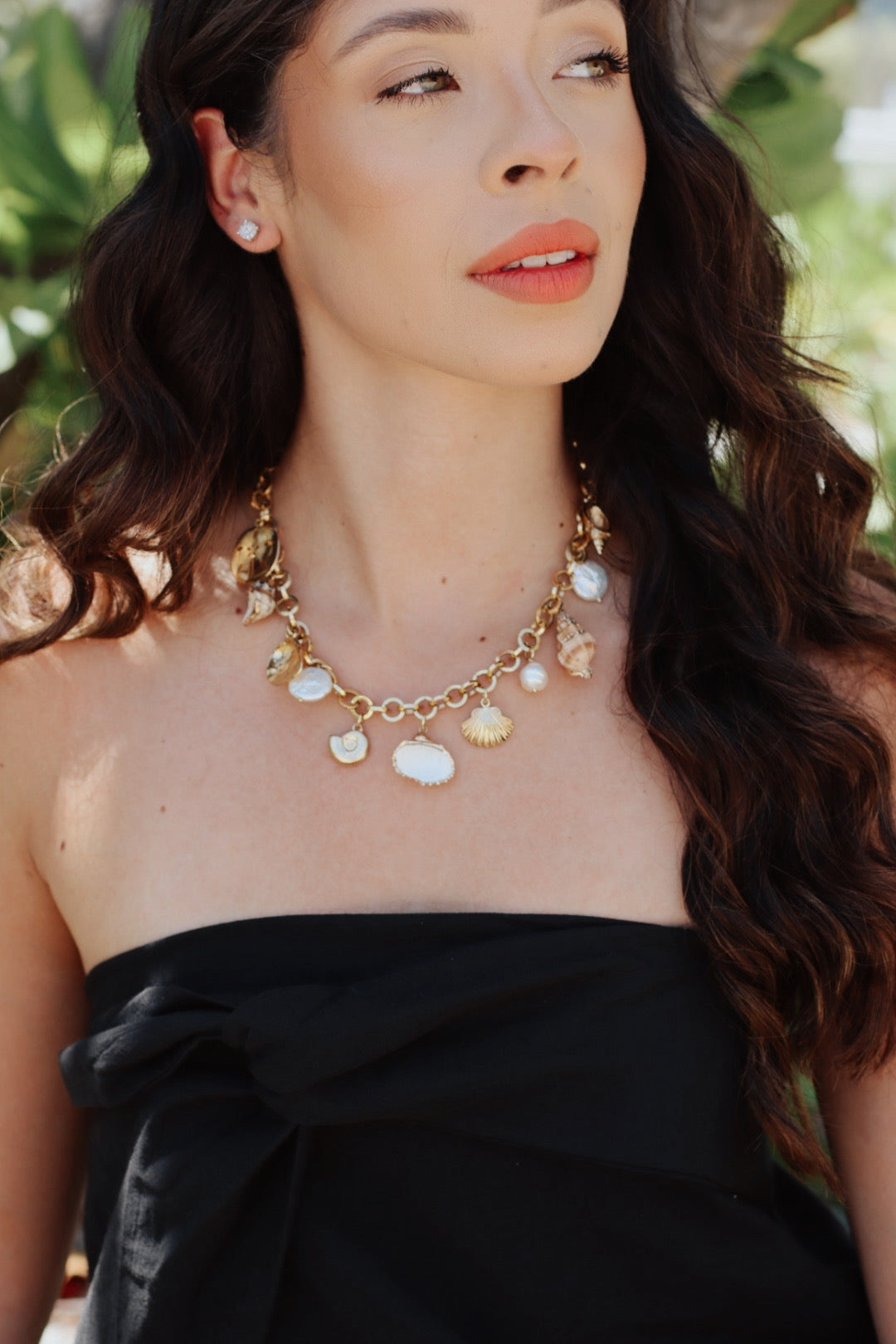 Kailua Seashells And Pearls Necklace