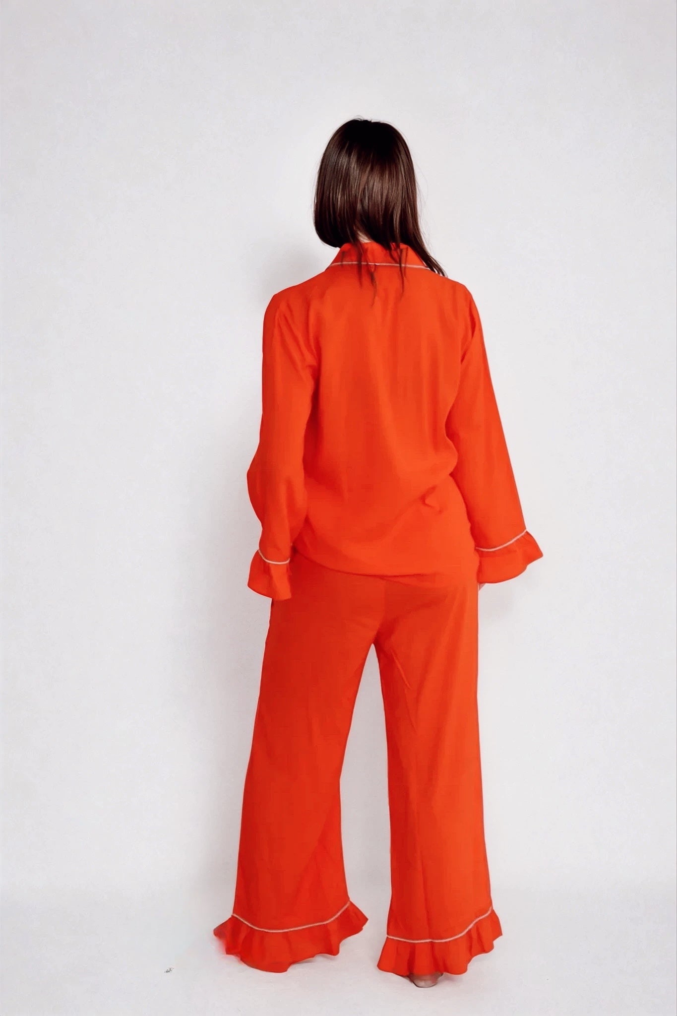 Day Naps - Pajama Set Orange & Blue