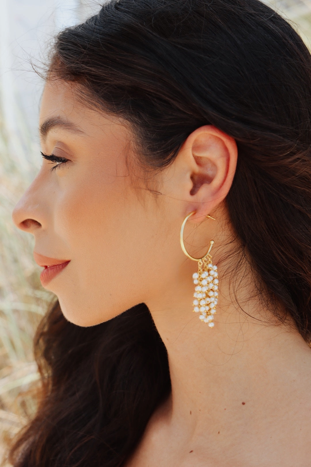 Pearlful Hoop Earrings