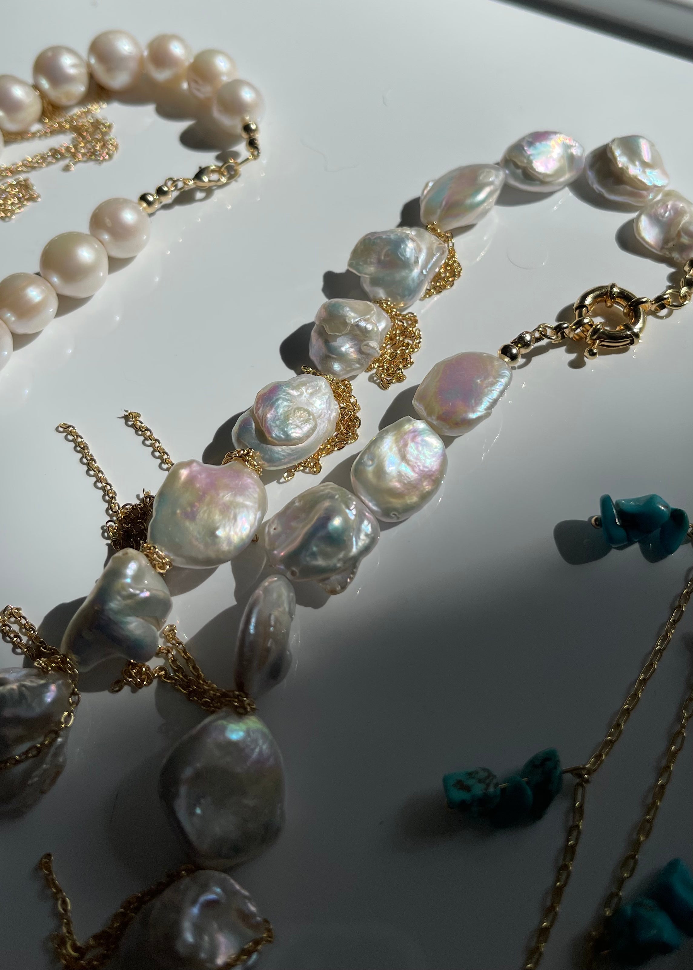 Salt Water Heirloom – Naama Necklace