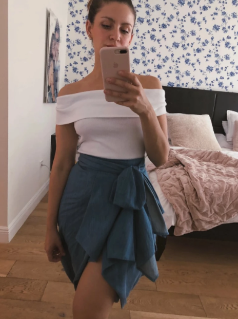 SAMPLE SALE Cocoon Eco Denim Skirt