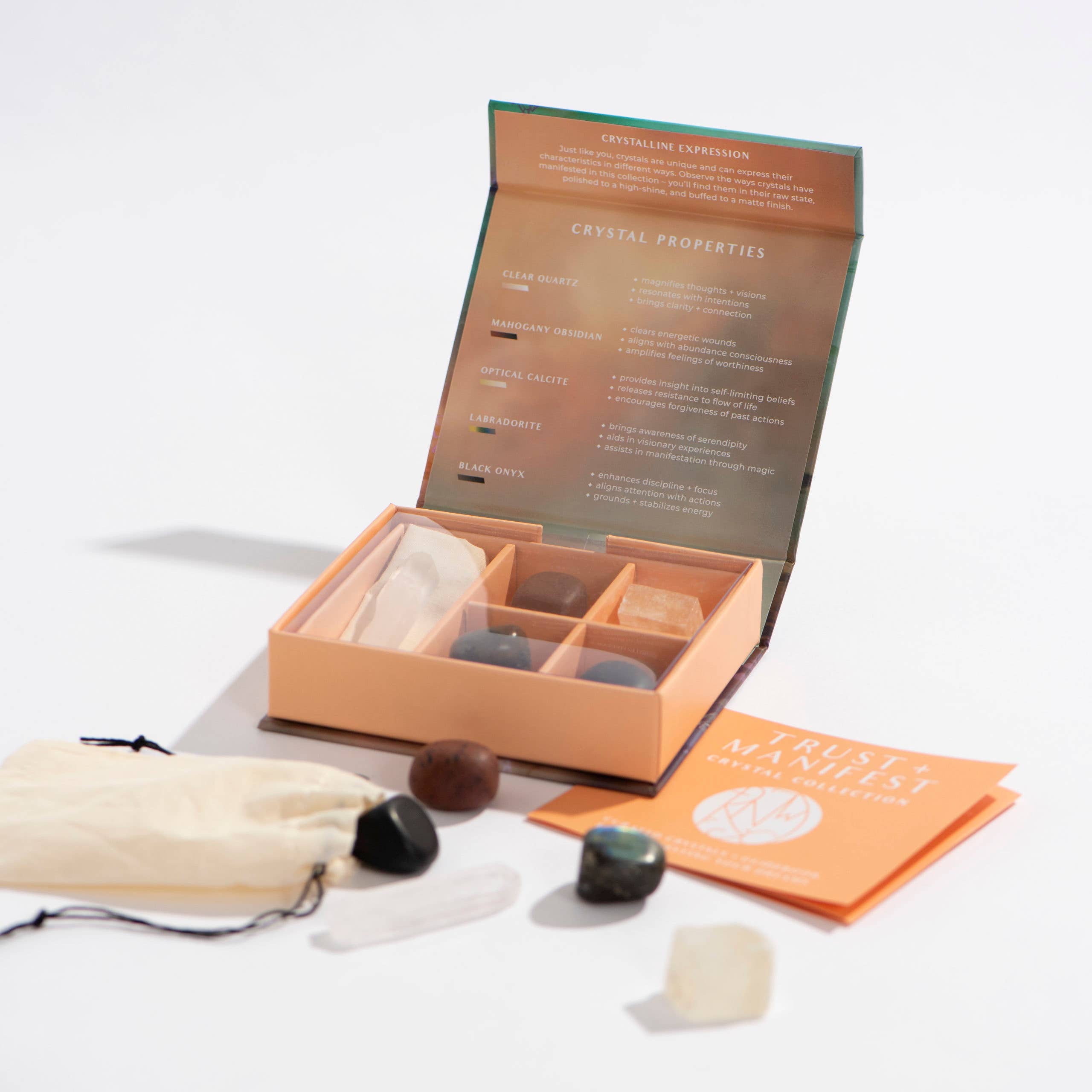 Trust & Manifest Crystal Stone Set
