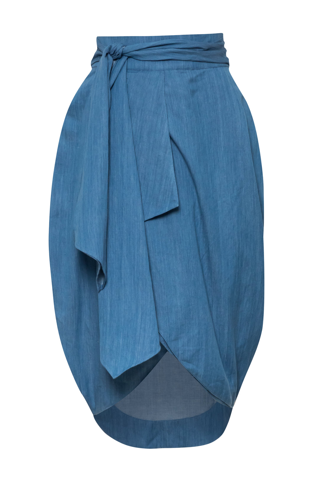 Cocoon Eco Denim Wrap Skirt