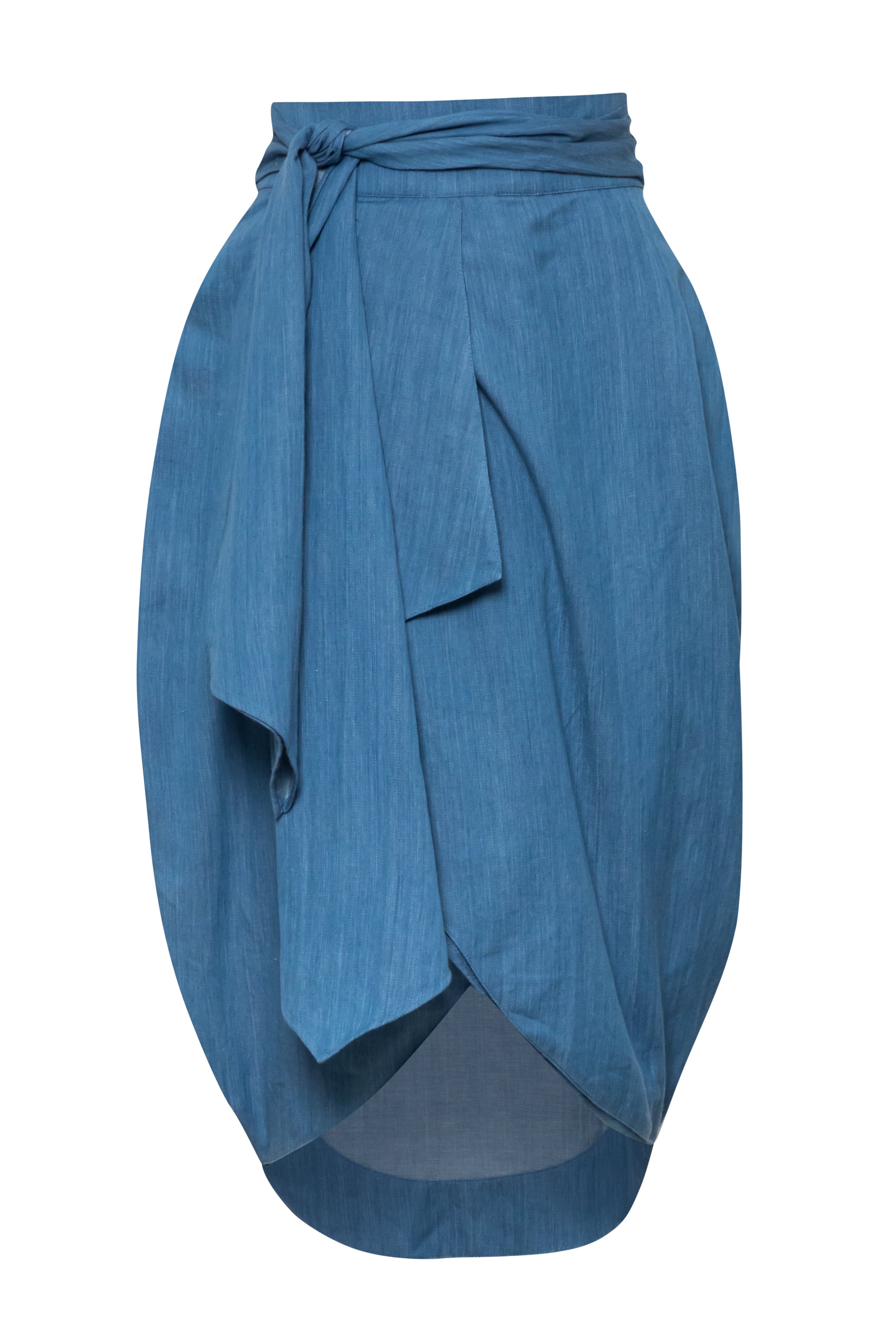Cocoon Eco Denim Wrap Skirt