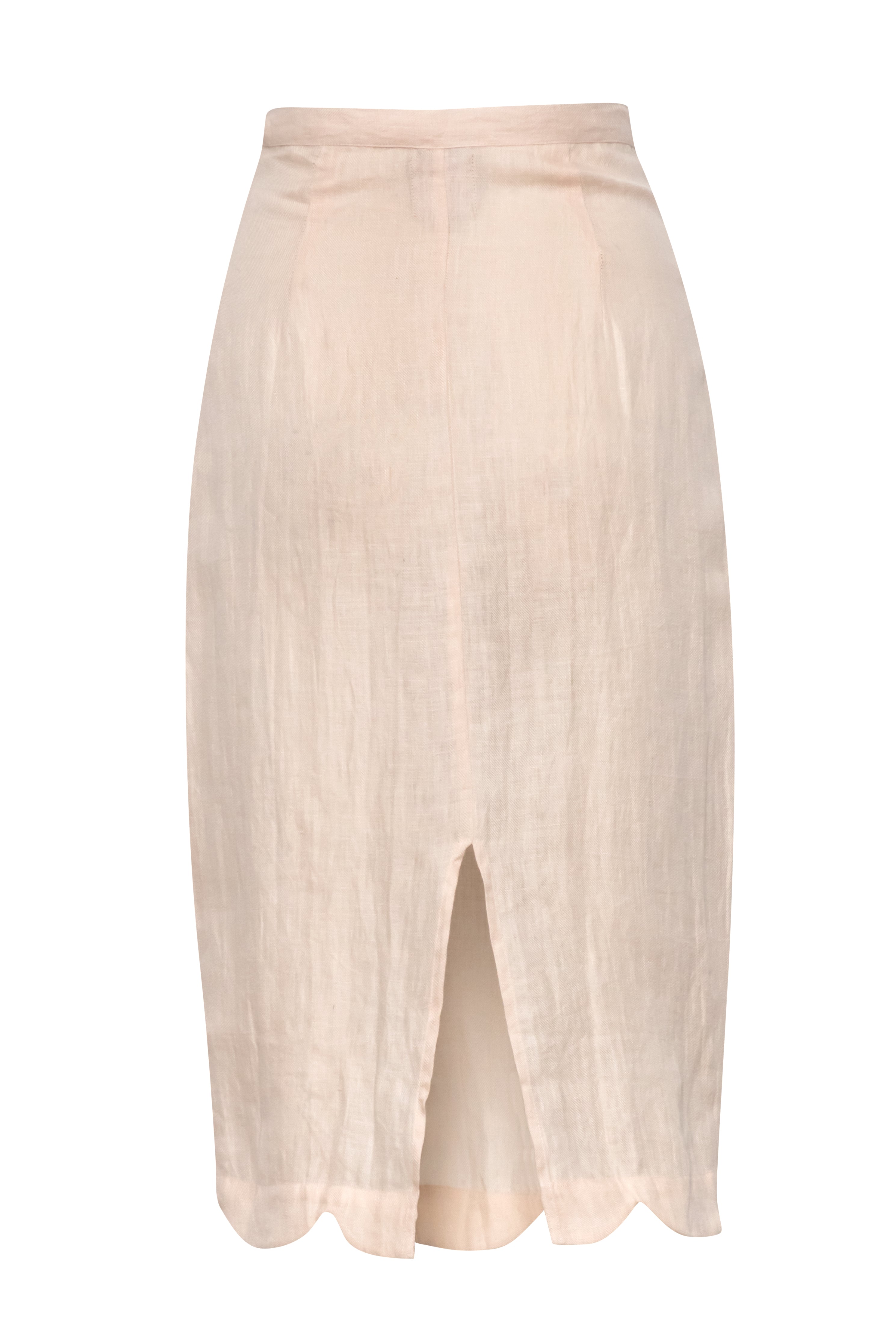 Ava Pearled Skirt - Beige