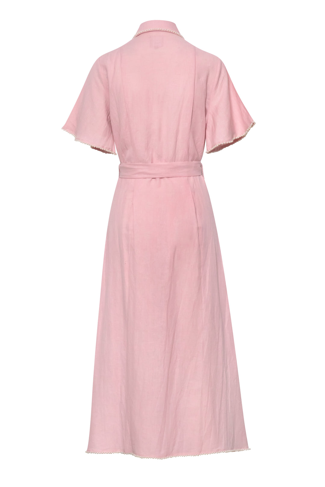 Cafe Au Lait Pearled Dress Bubble Pink