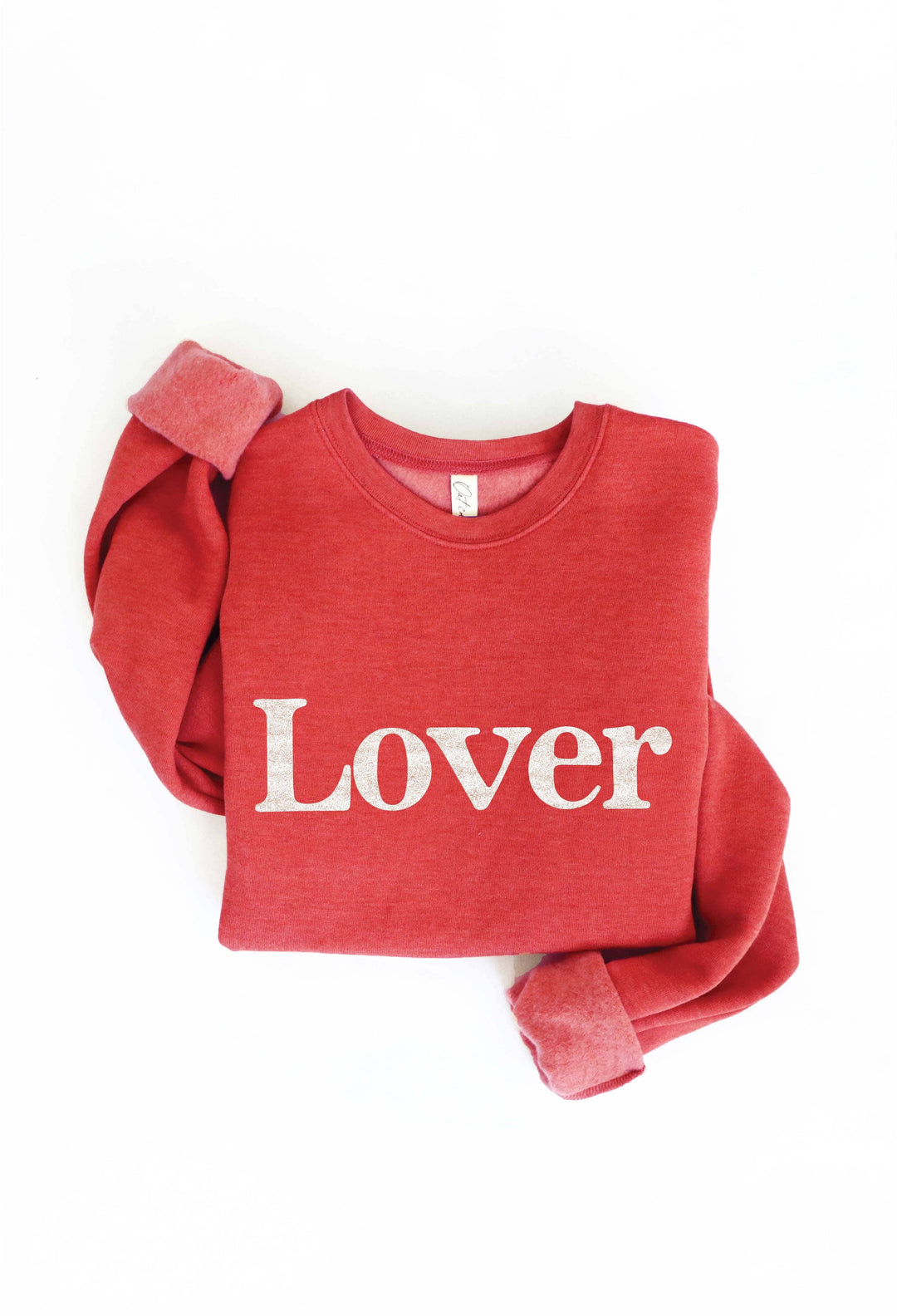 LOVER Graphic Sweatshirt Red