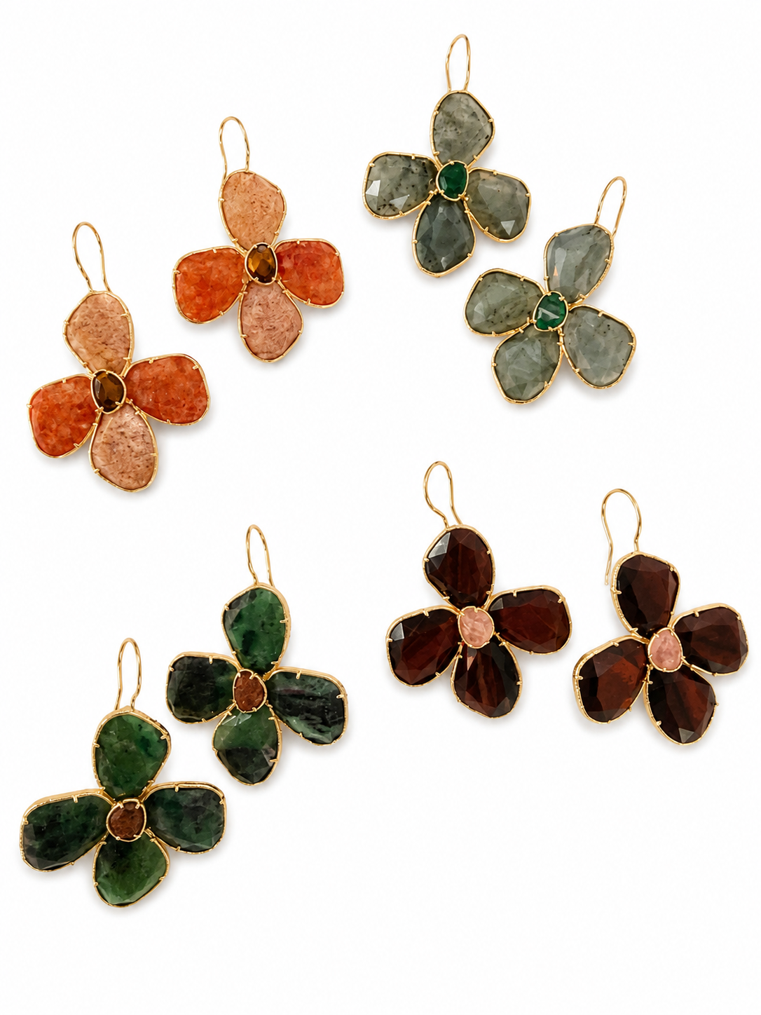 Fleur Du Jour Big Statement Earrings