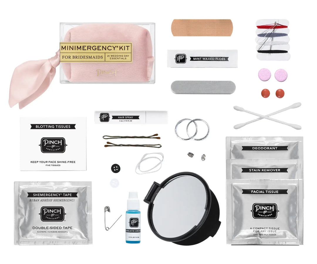 Velvet Mini Emergency Kit For Bridesmaids | Wedding Gifts