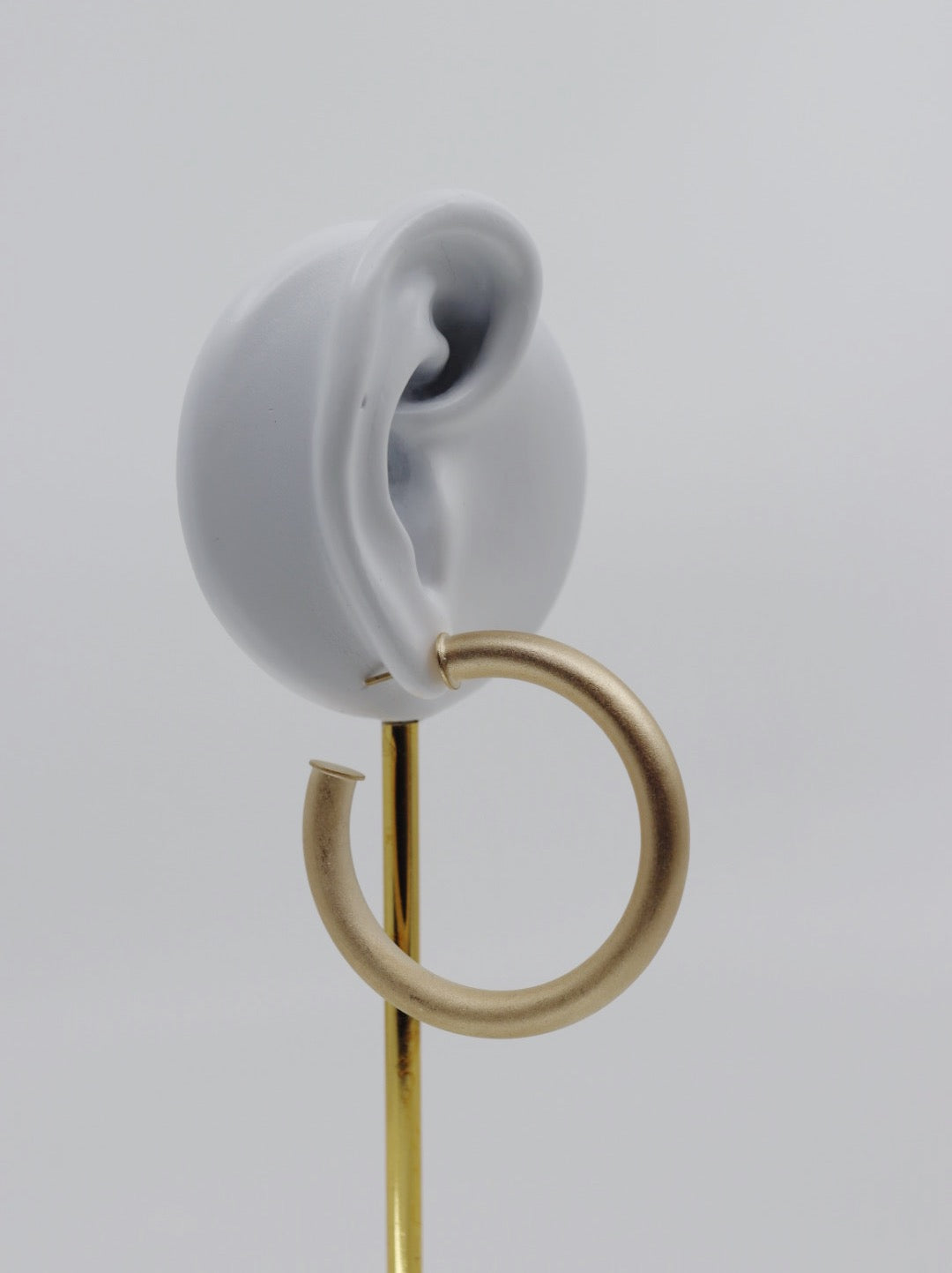 Opaque Donut Hoop Earrings