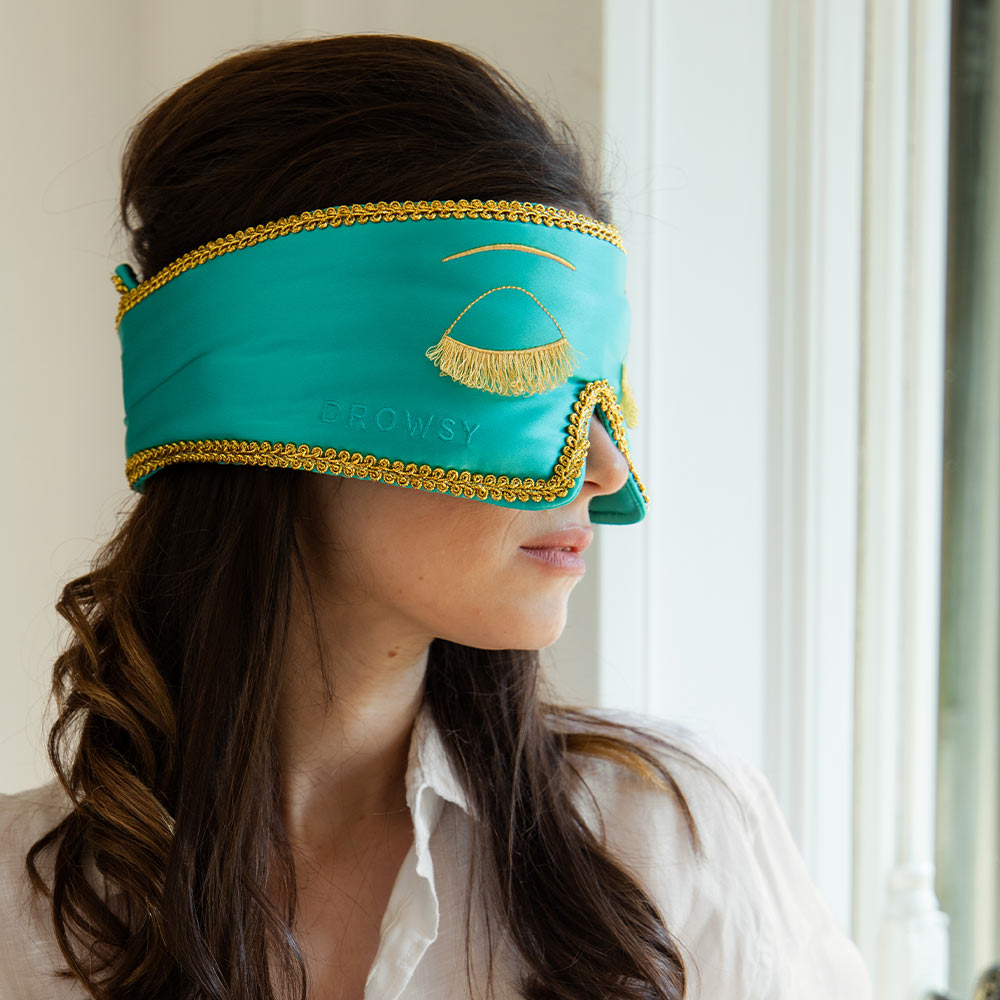 Breakfast At Drowsy Silk Sleep Mask
