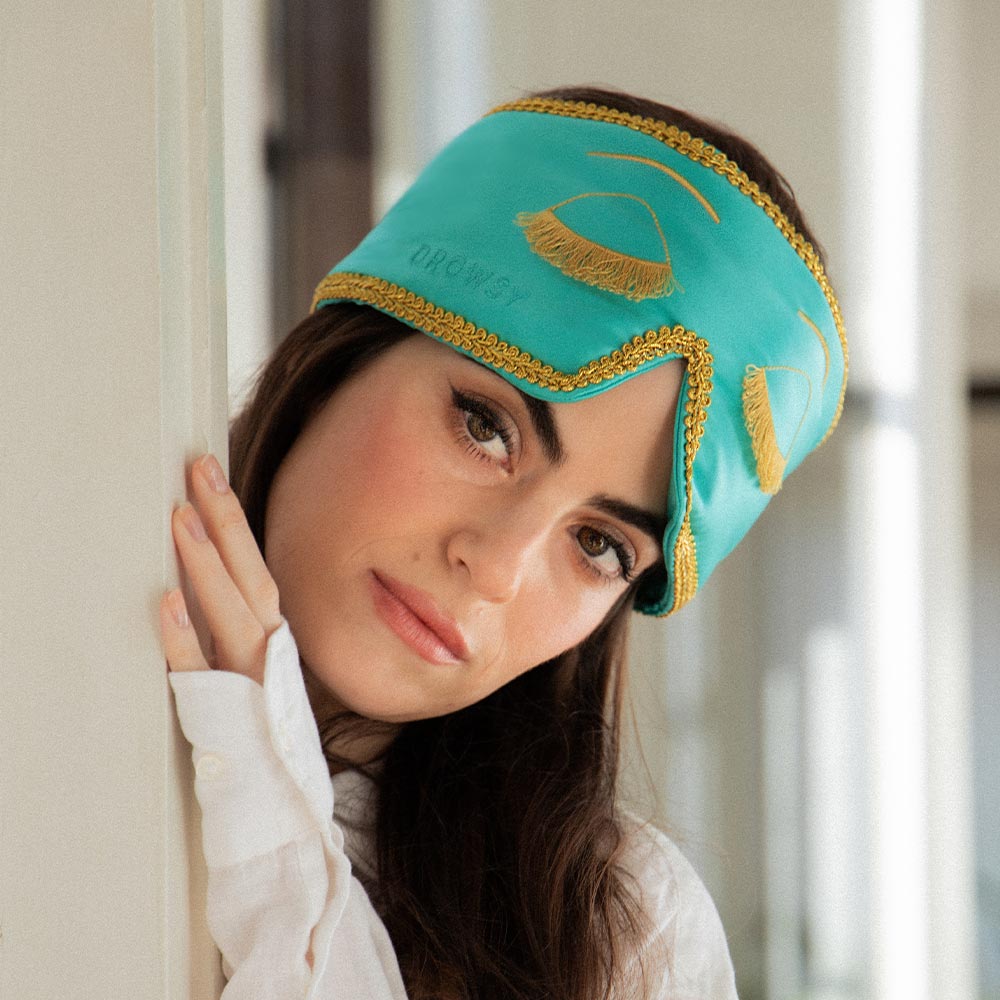 Breakfast At Drowsy Silk Sleep Mask