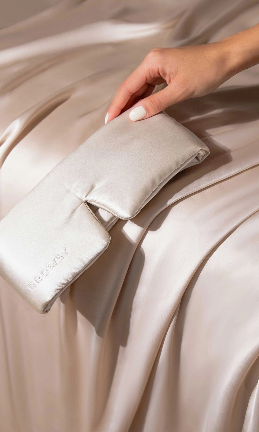 Dusty Gold Silk Sleep Mask