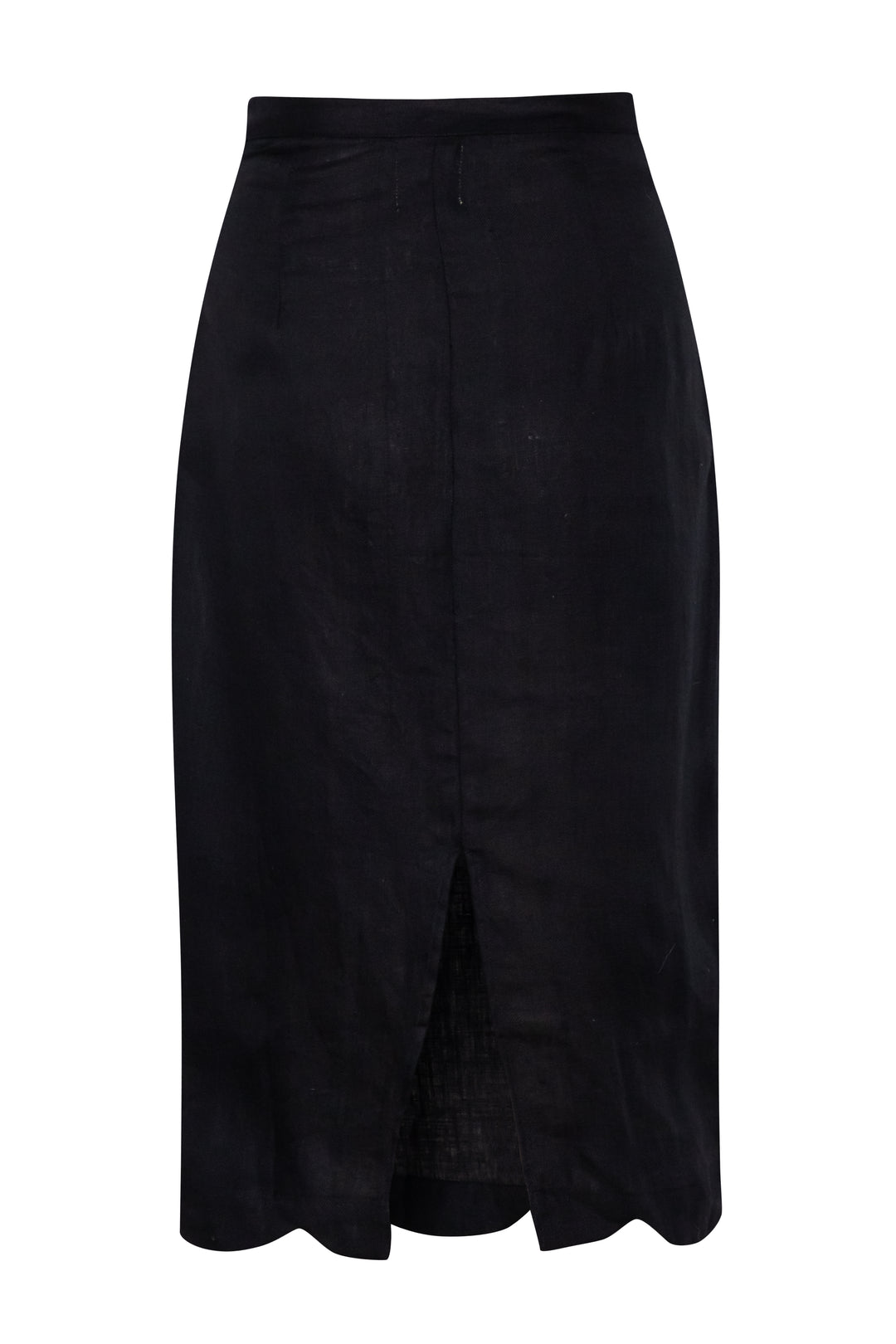 Ava Pearled Skirt in Black – Romantic Skirt with Pearls