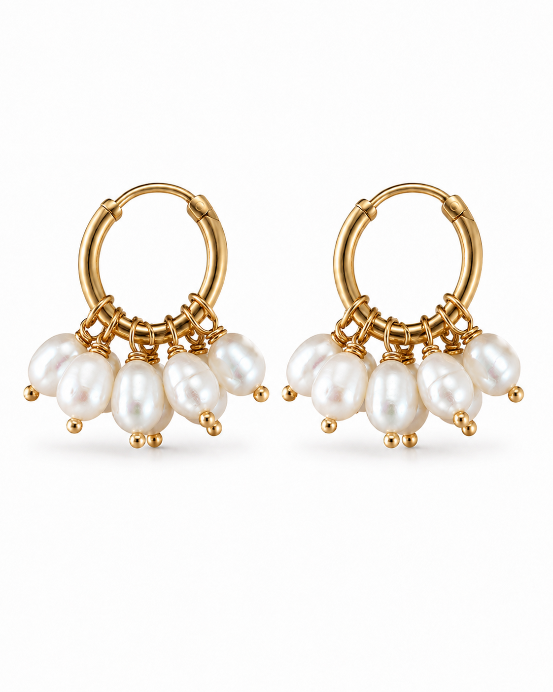 La Grappe Customizable Hoop Earrings