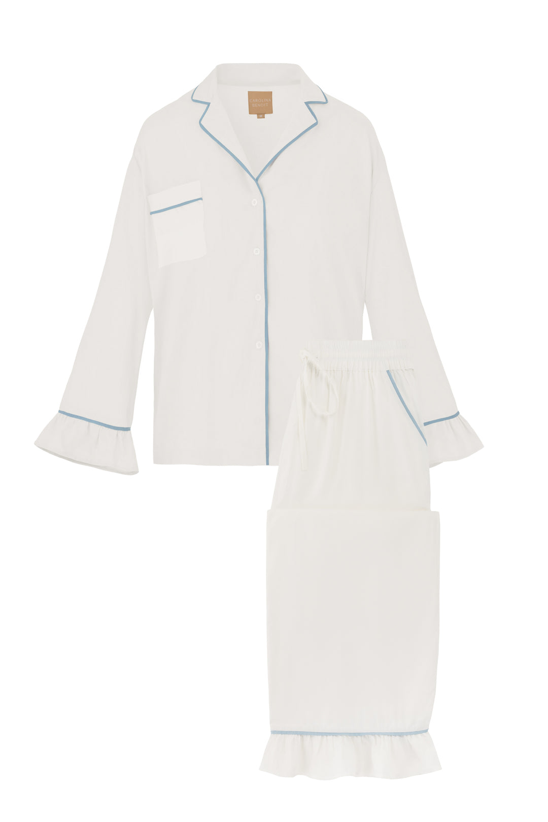 Something Blue Bridal Bamboo Luxury Pajama Set