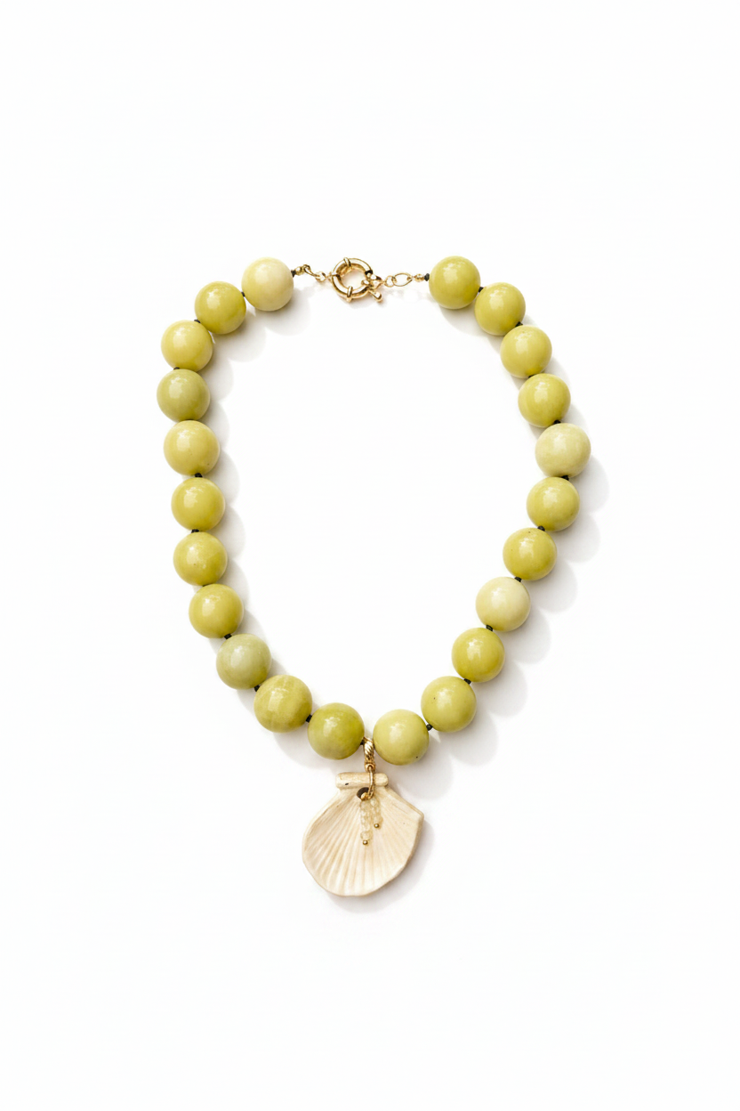 Olive Shell Necklace