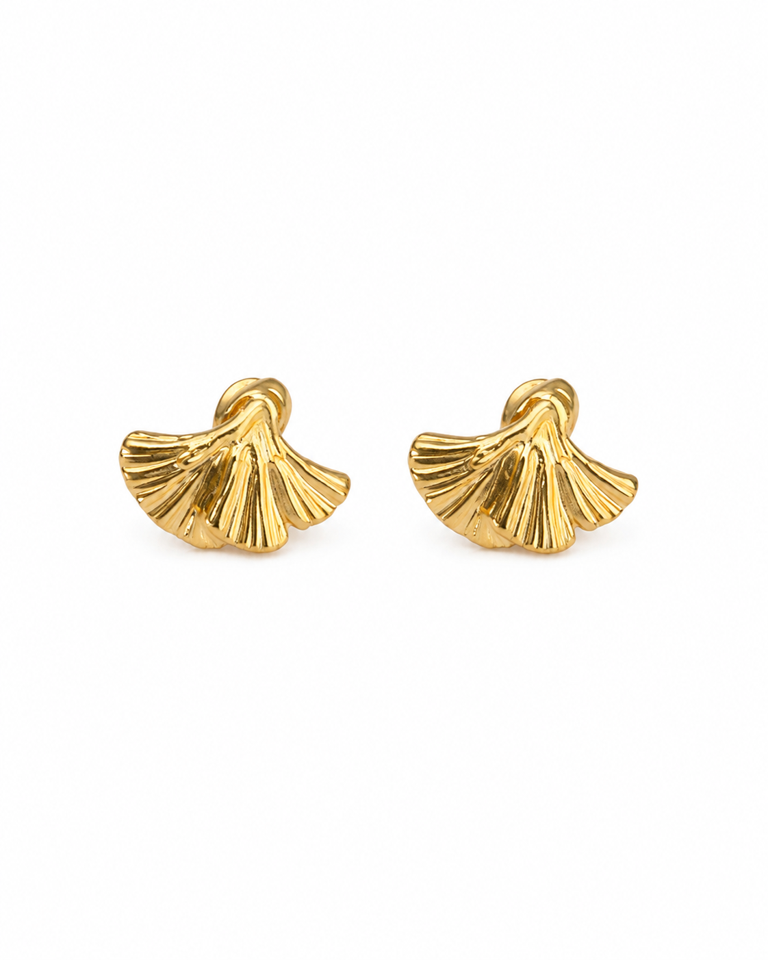 Plissé Stud Earrings