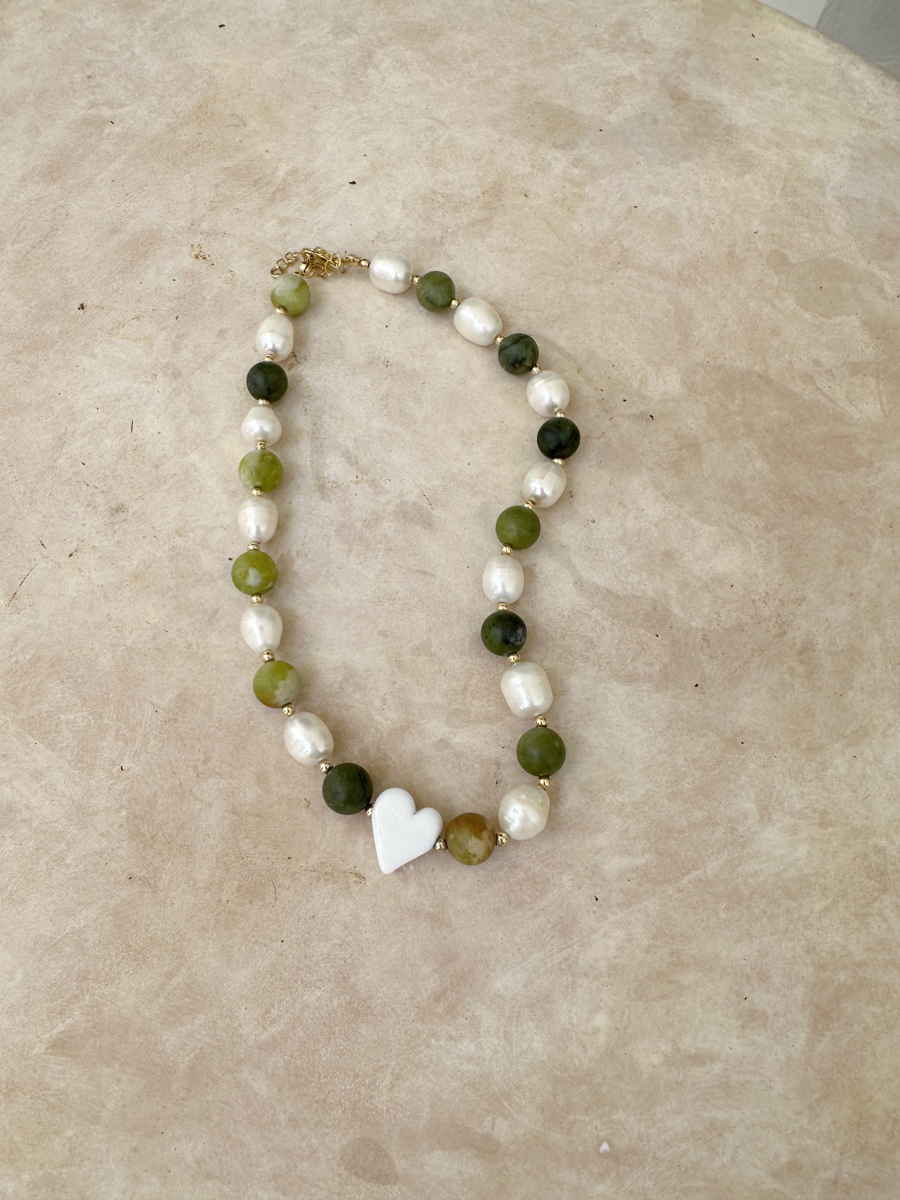 Heart Chakra Beaded Necklace