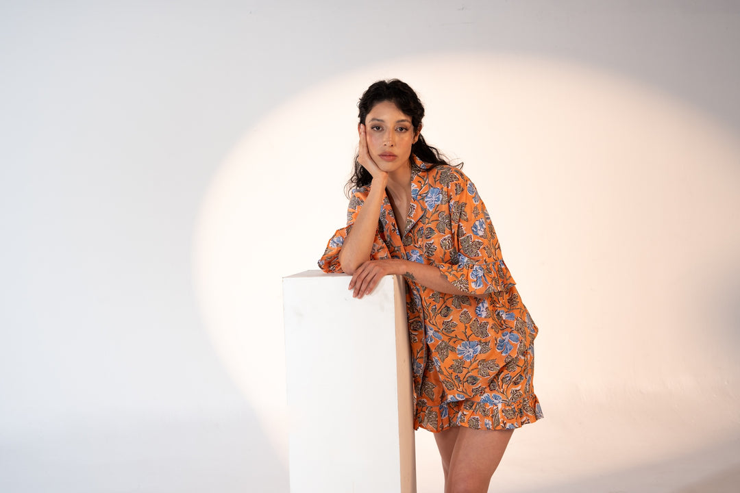 Day Naps - With Blues Pajama Set Short Version