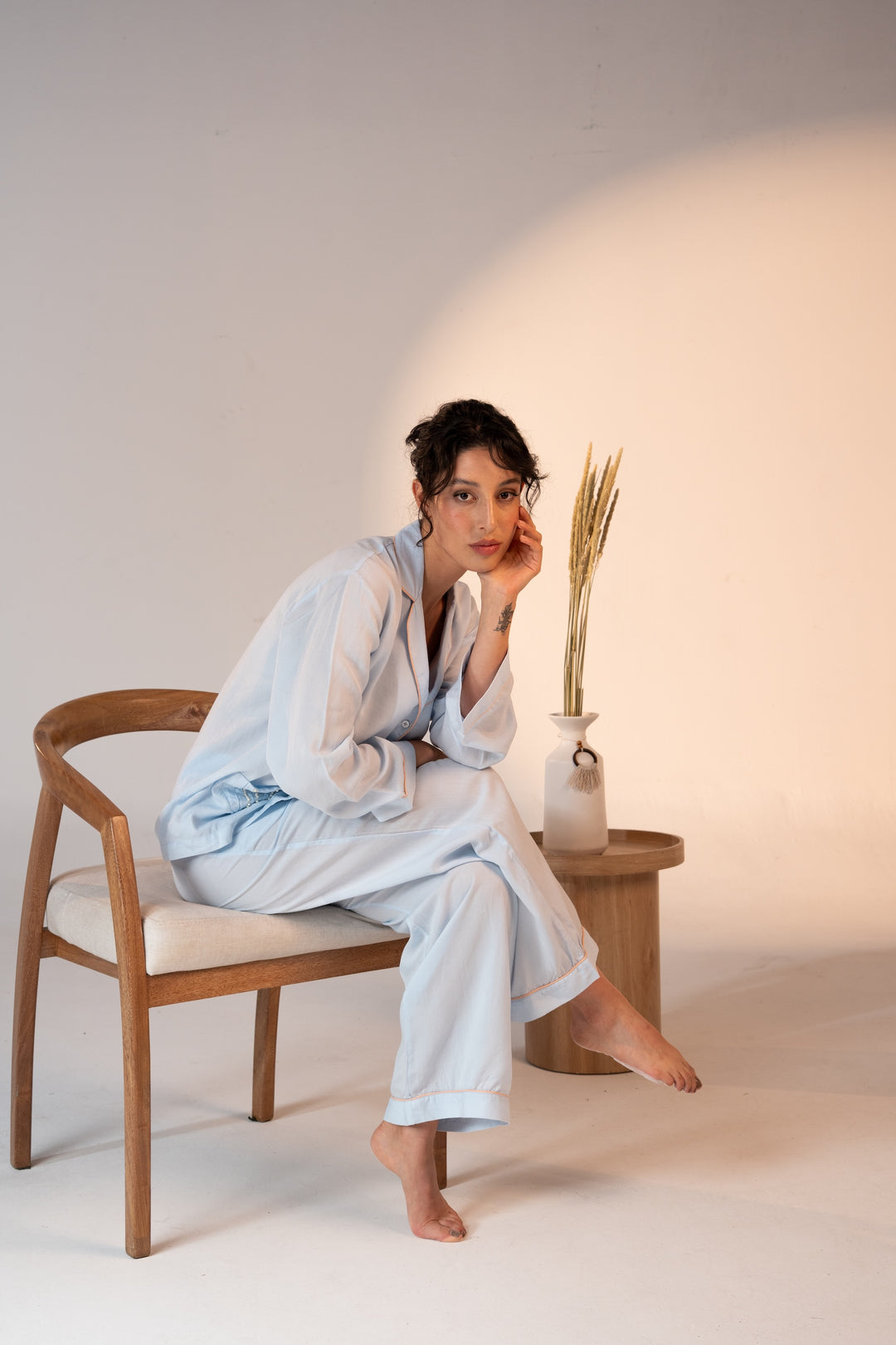 Pre-Order Pearl Shell Pajama Baby Blue