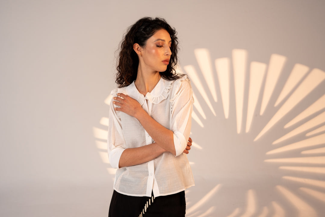 Fillou Peter Pan Collar Top