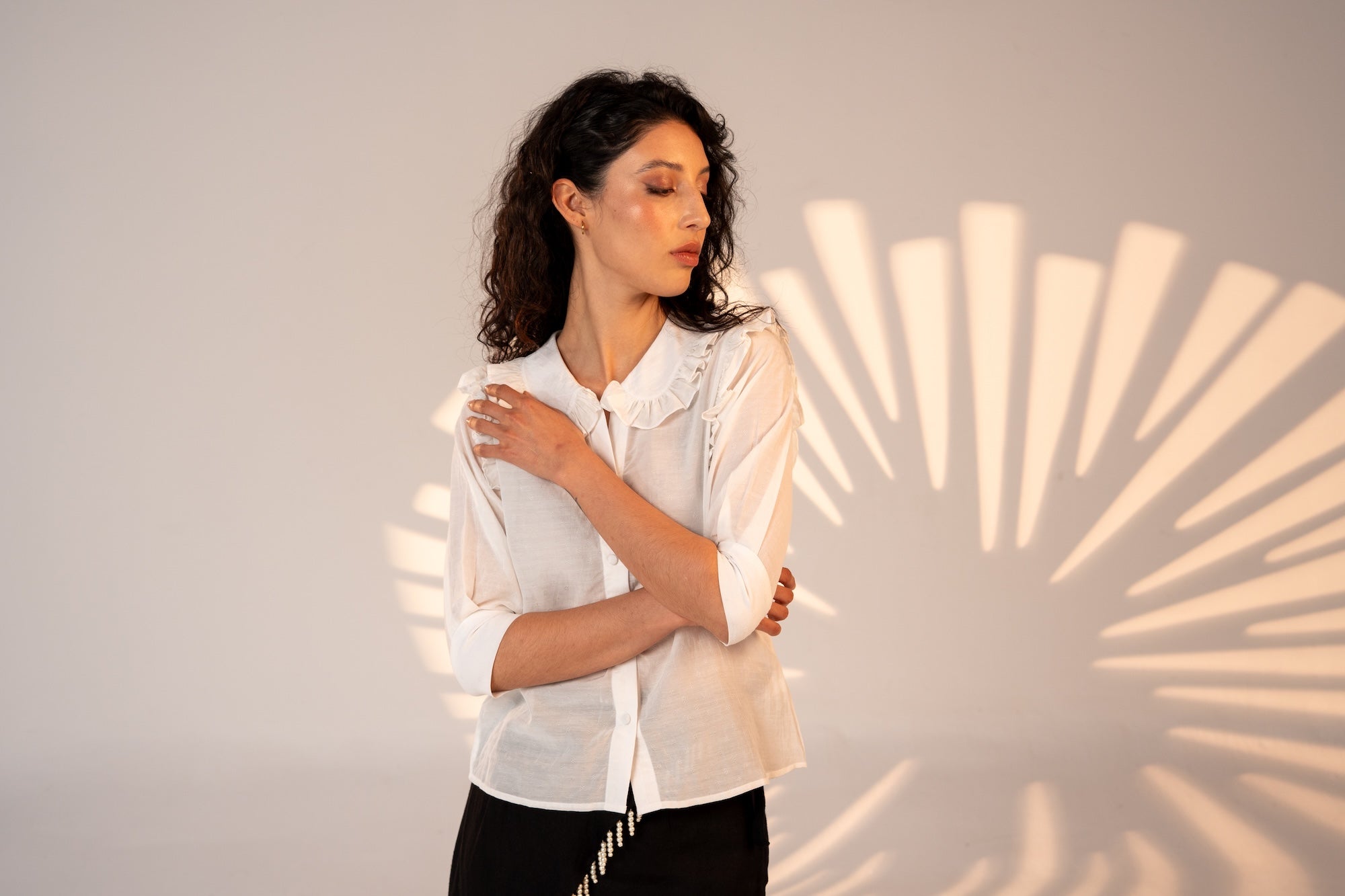 Fillou Peter Pan Collar Top