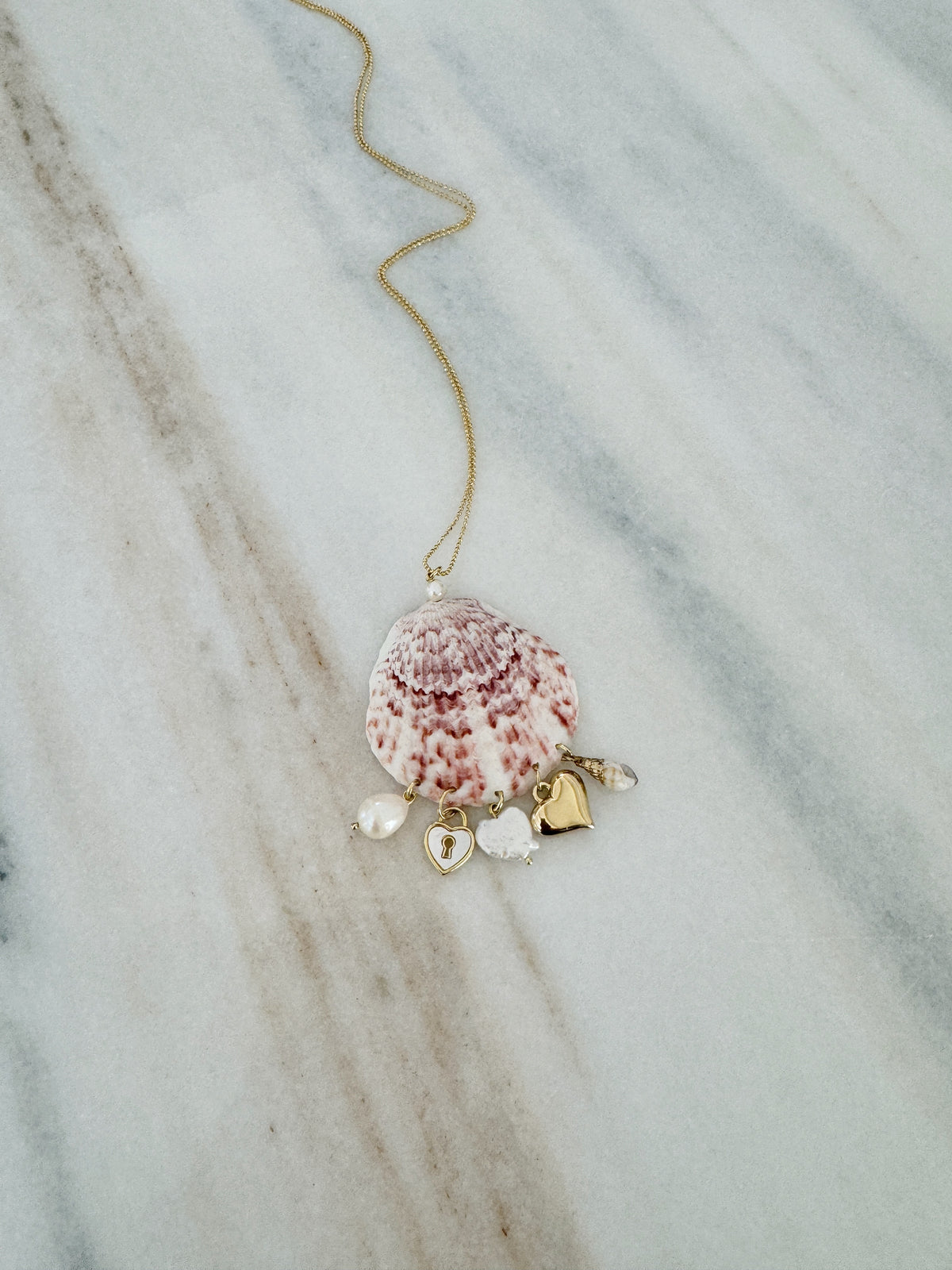 Captiva Charmed Shell Necklace