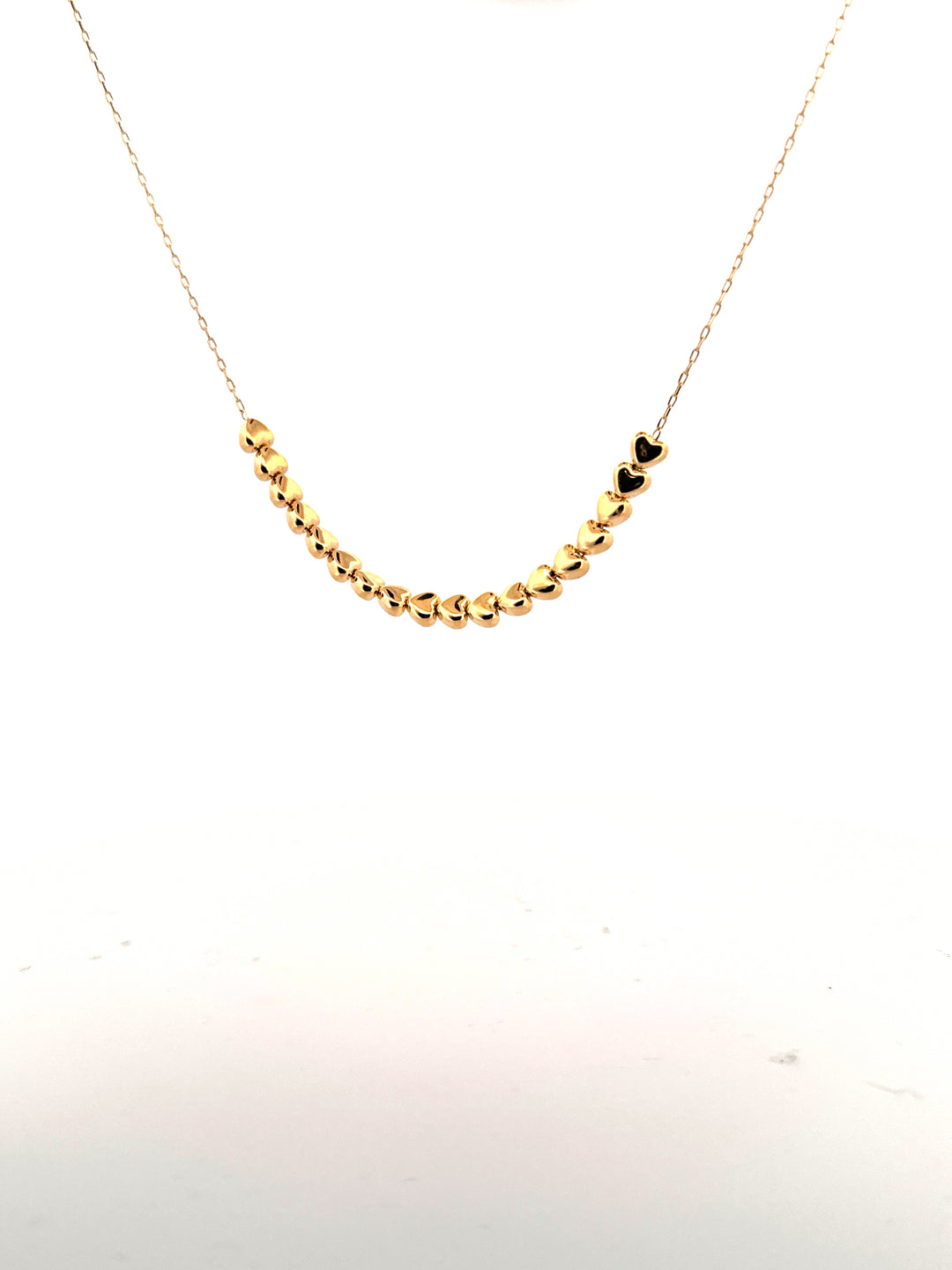 Tiny Hearts Gold Necklace