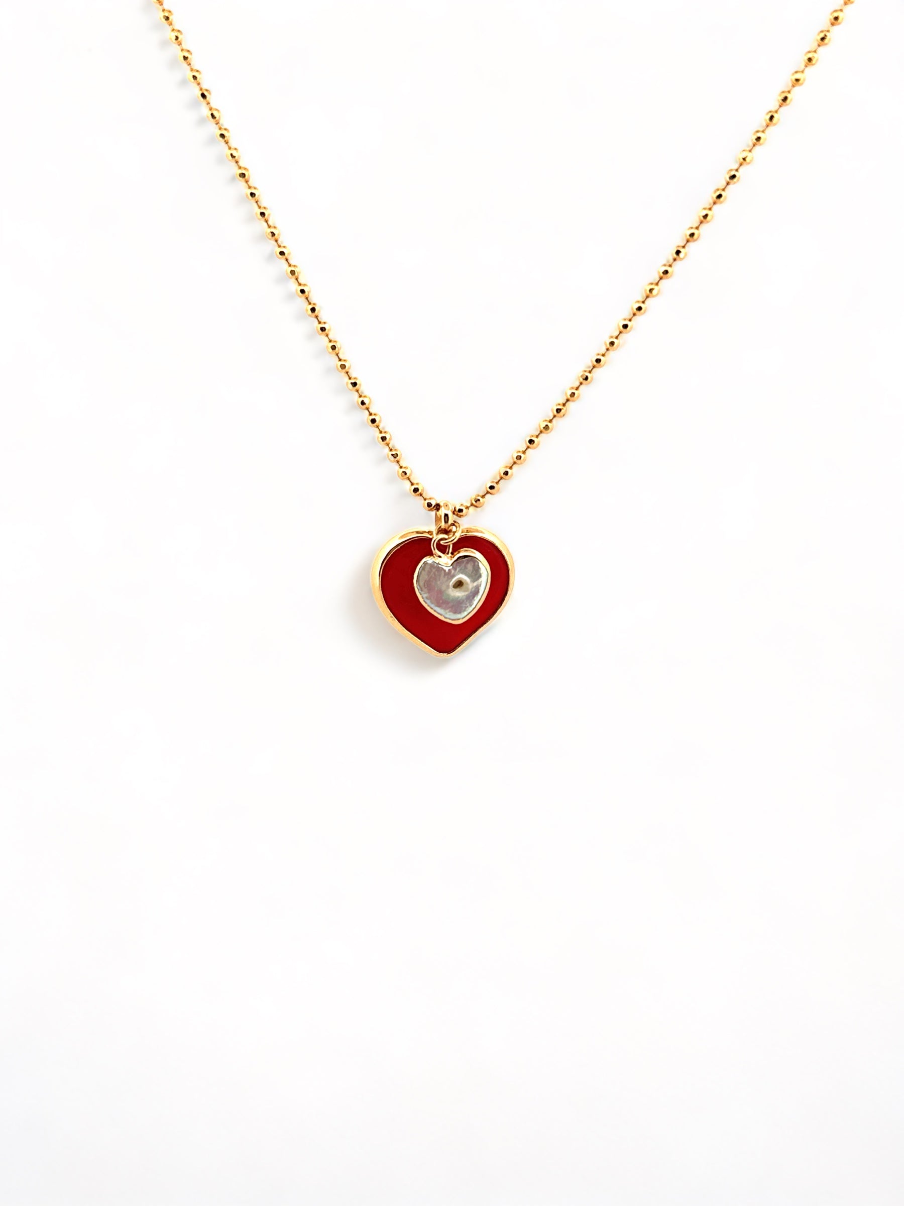 Mommy And Me Heart Necklace