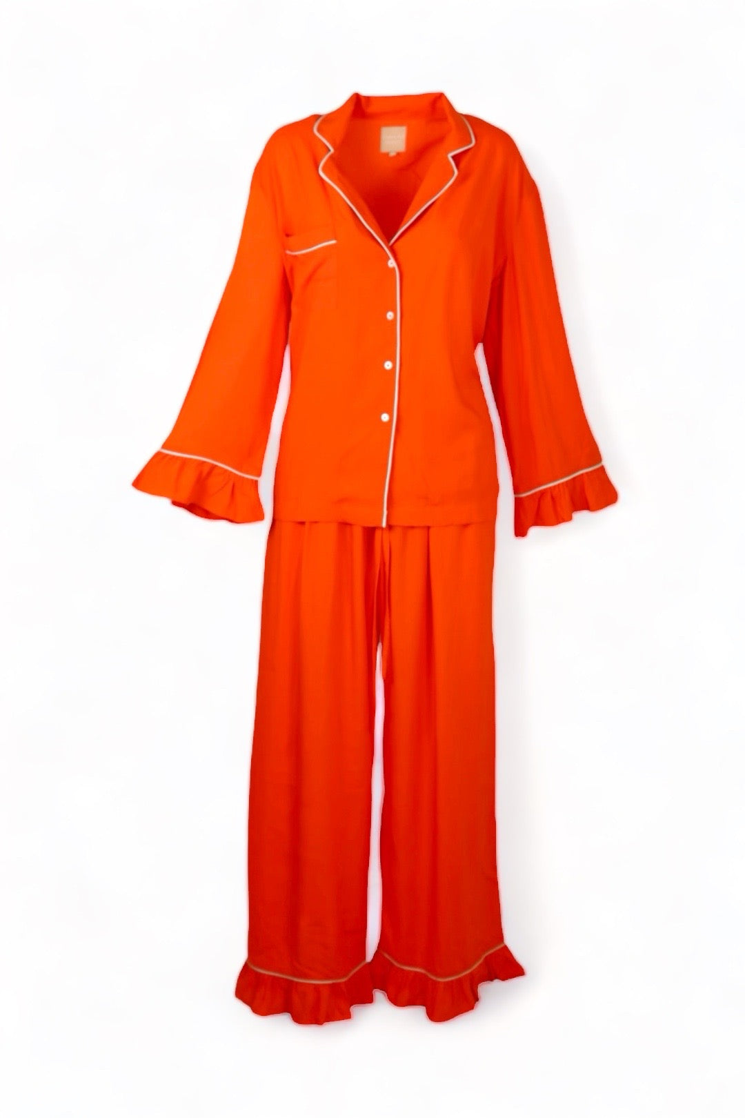 Day Naps - Bamboo Pajama Set Orange & Blue