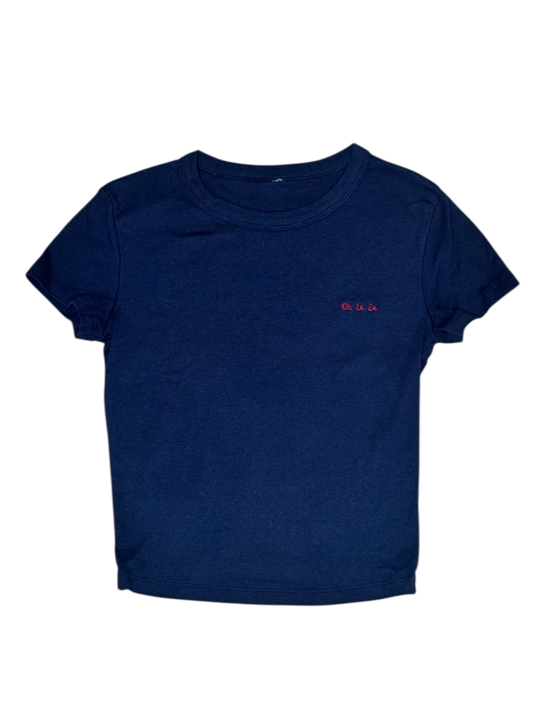 Oh lala embroidered Tshirt