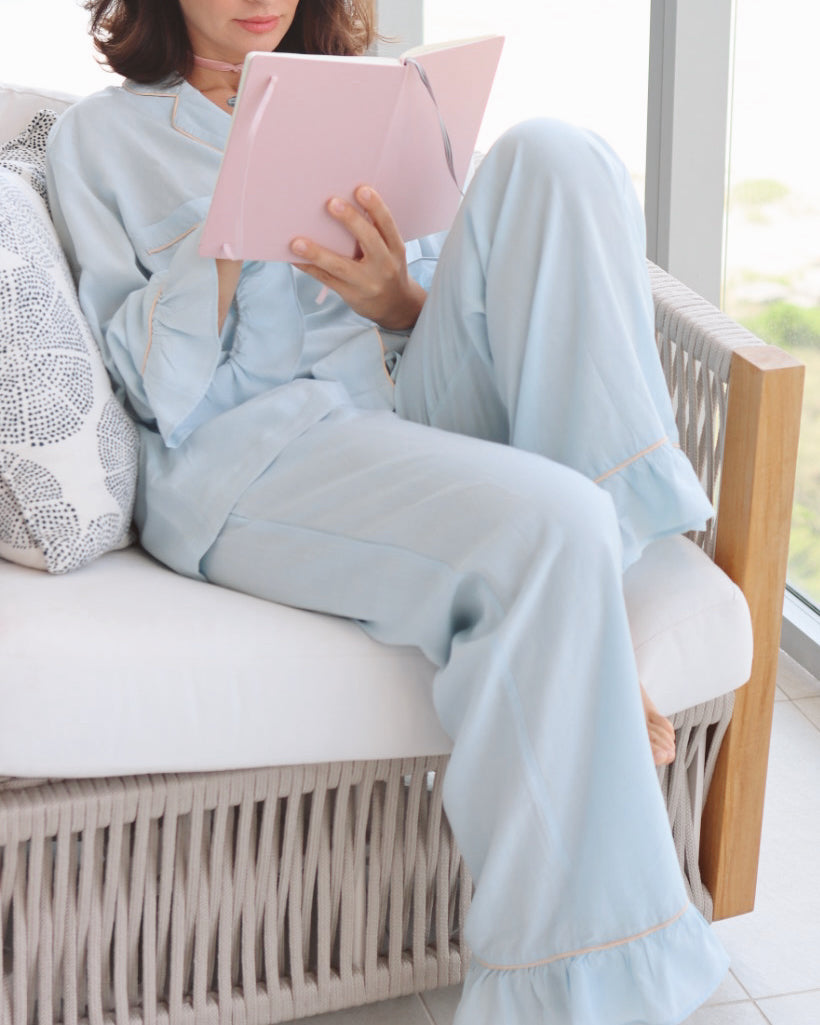 Day Naps - Baby Blue Pajama Set