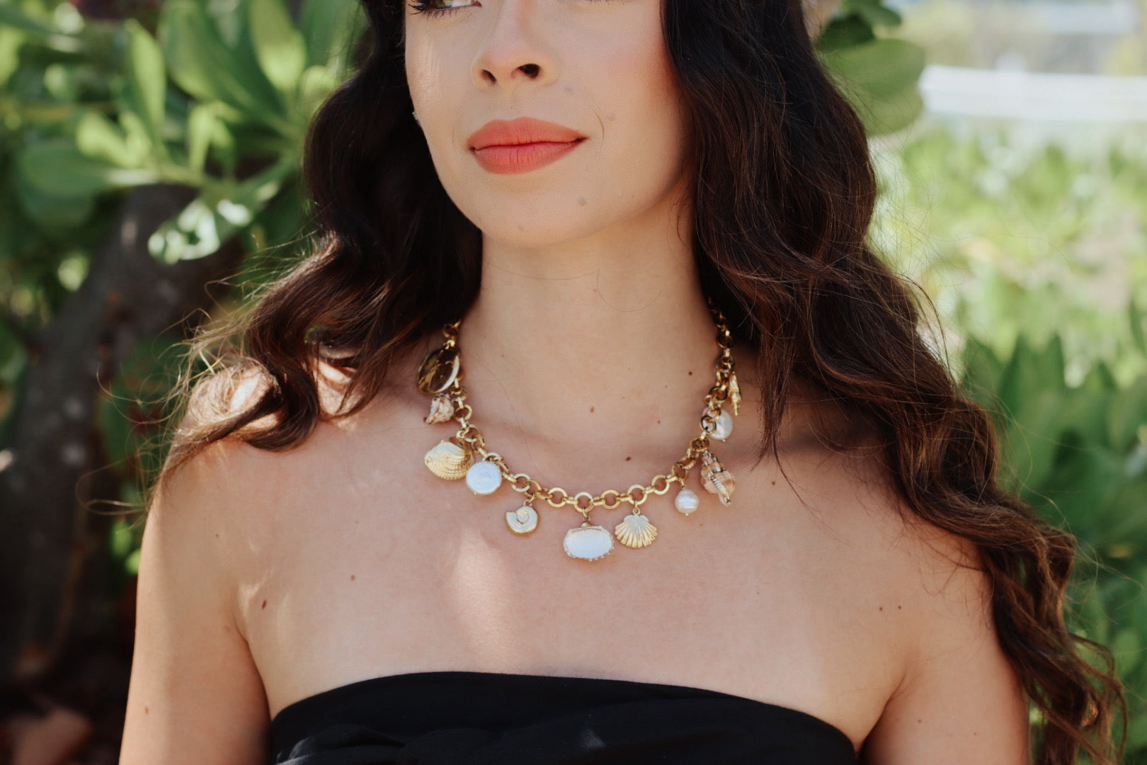 Kailua Seashells And Pearls Necklace