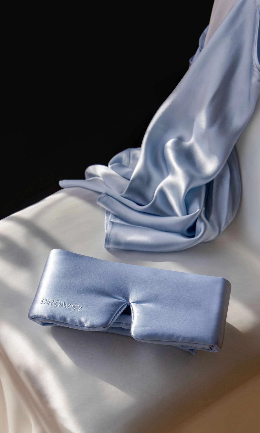 Blue Belle Silk Sleep Mask