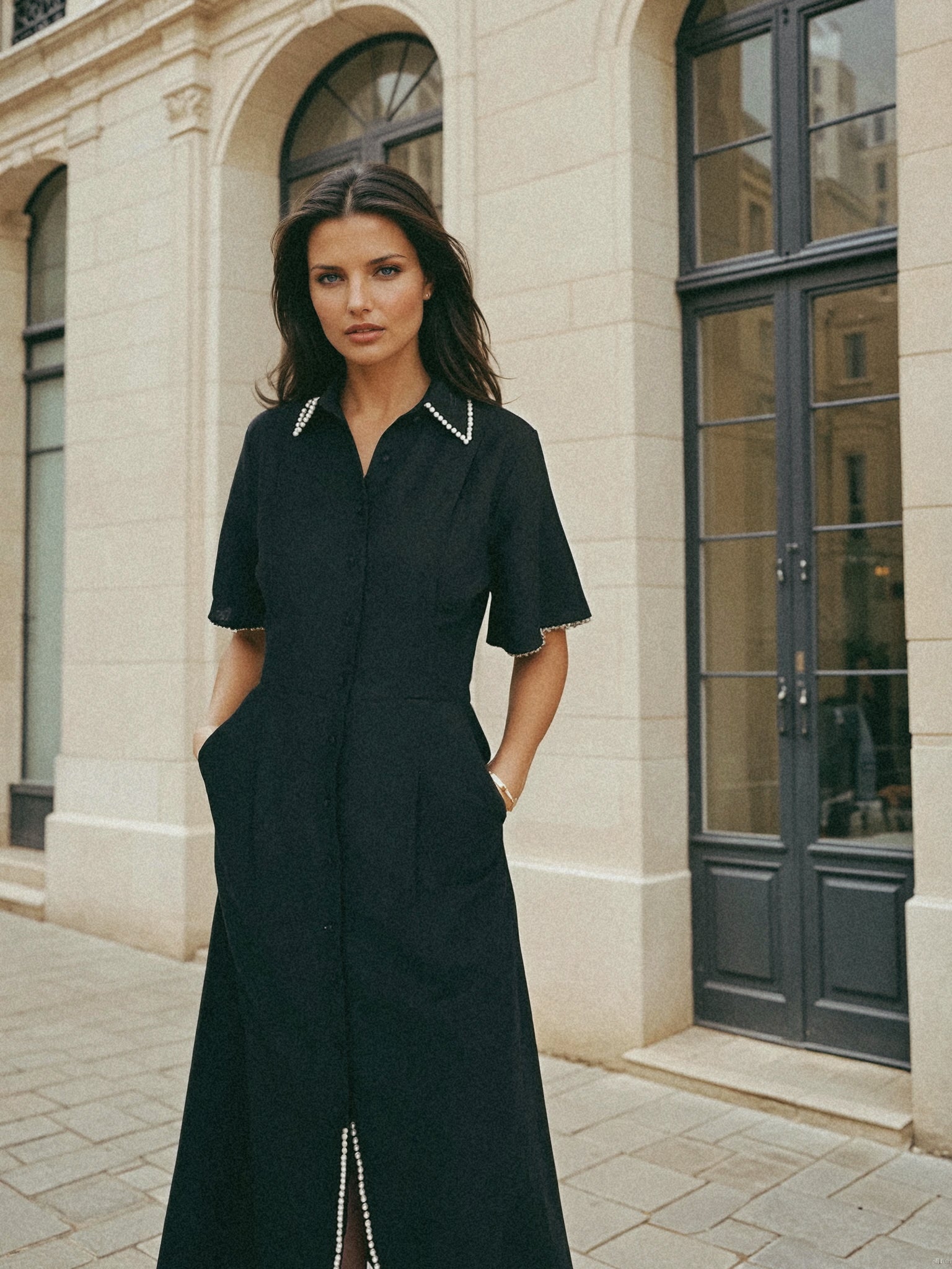 Cafe Au Lait Eco Denim Dress
