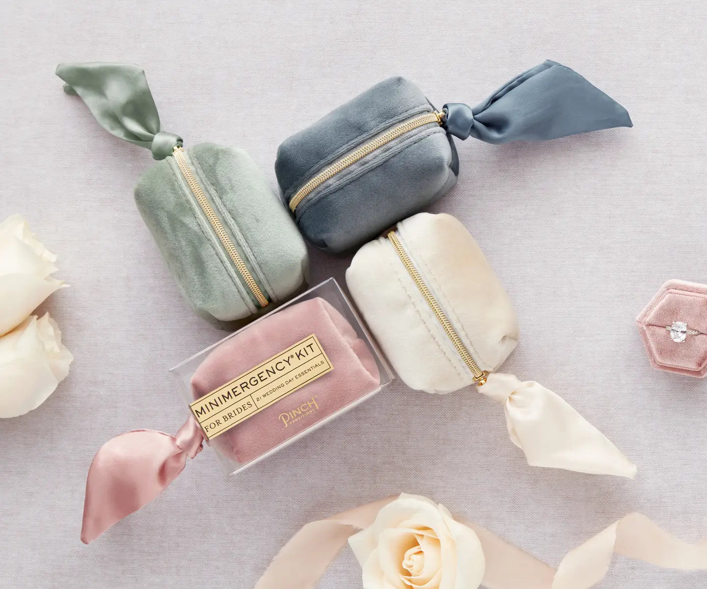Velvet Mini Emergency Kit For Bridesmaids | Wedding Gifts